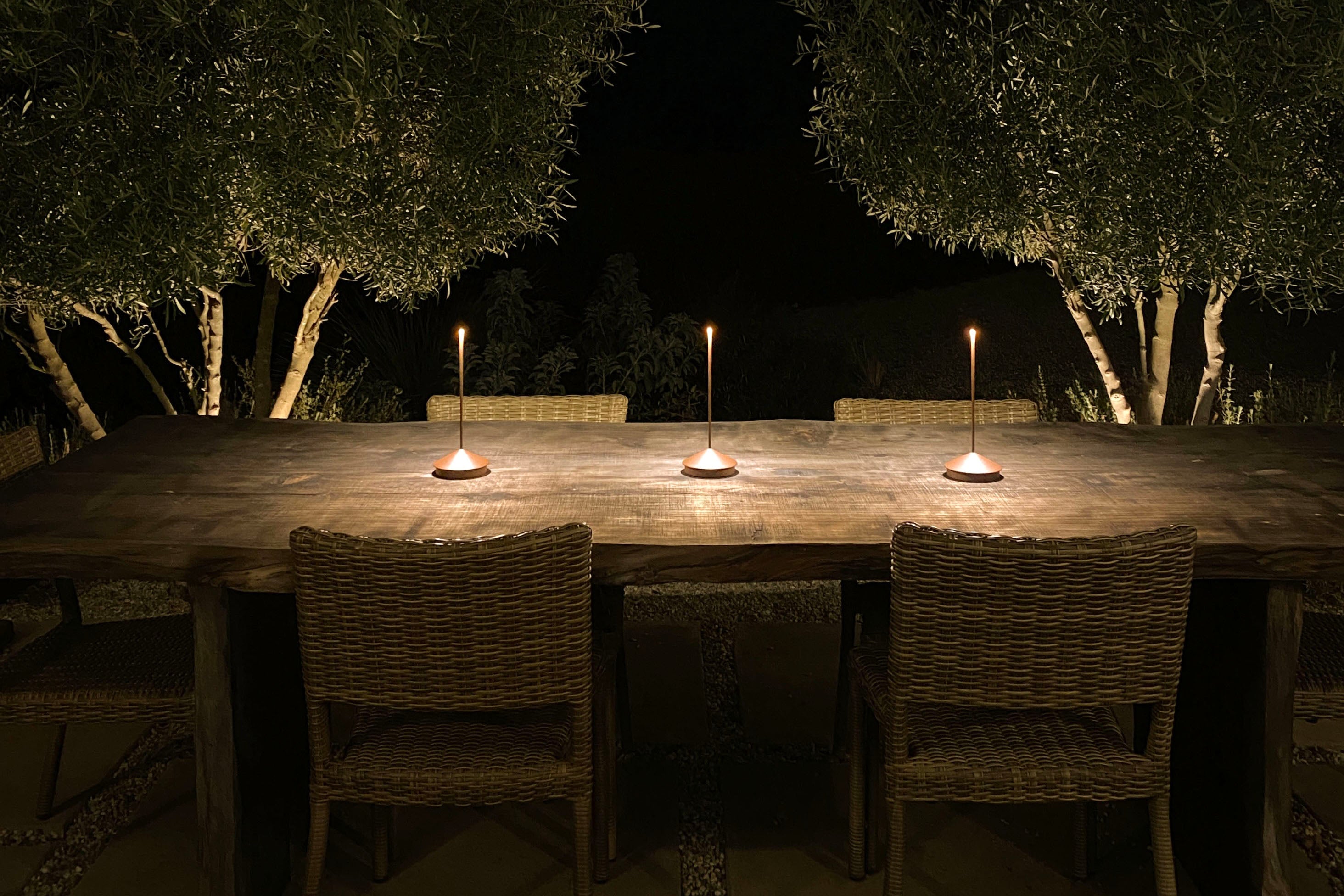 How Caroline Lights Up Fall Evenings Outdoors