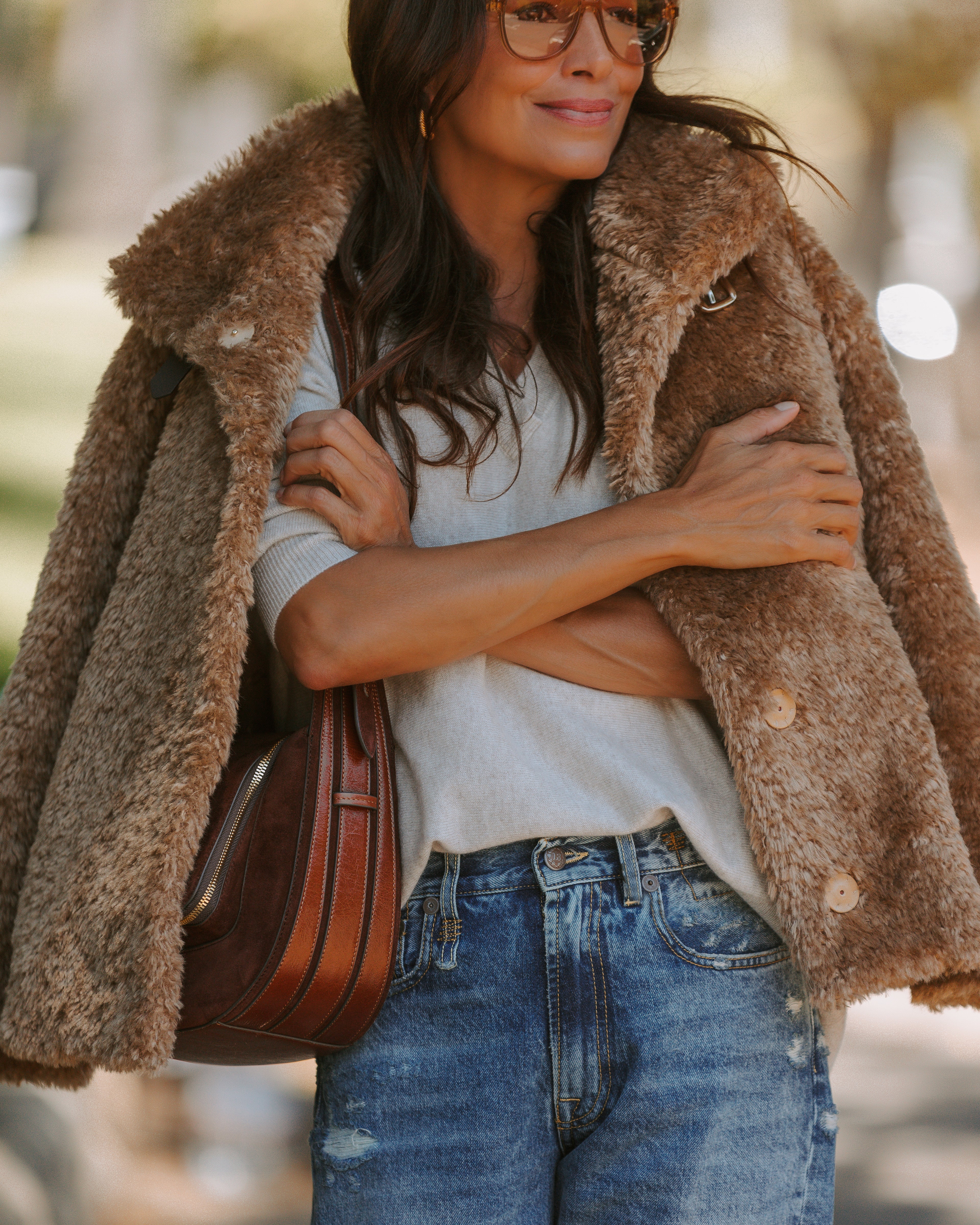 Fall's Curly Faux Fur Favorite