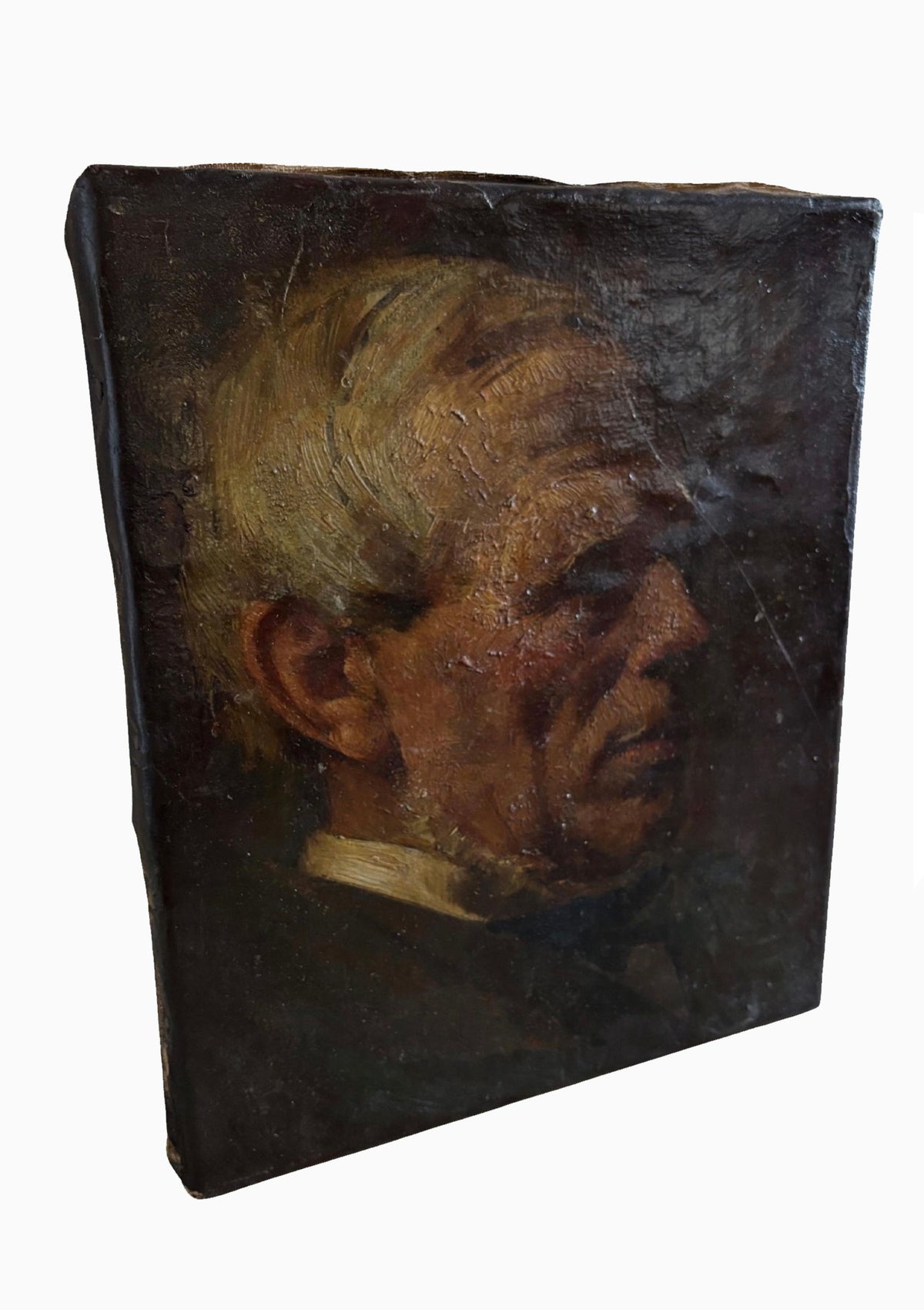 19th Century Gentleman Portrait Oil Panting | 11.5” x 14”