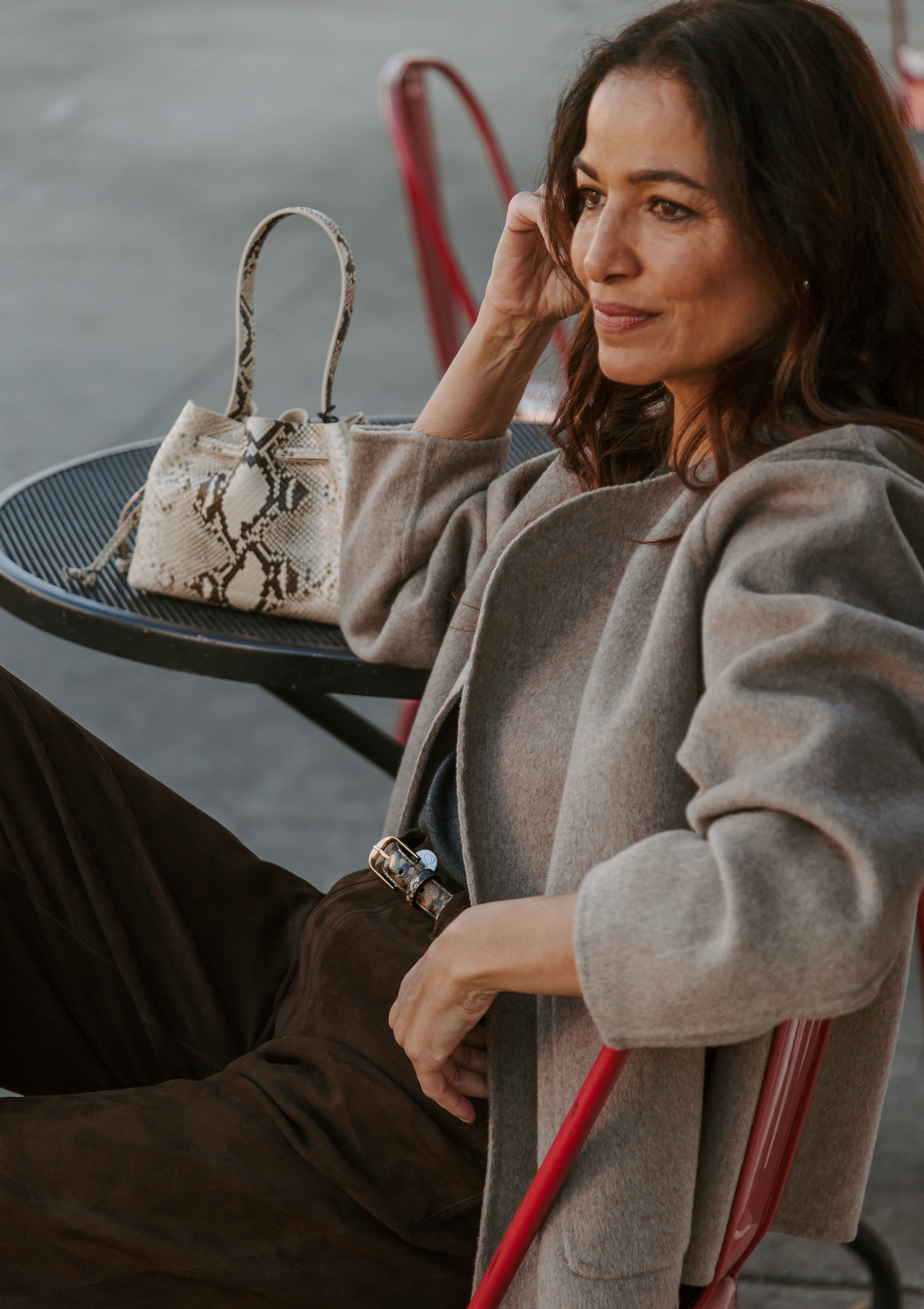 Drawstring Pouchette | Roccia