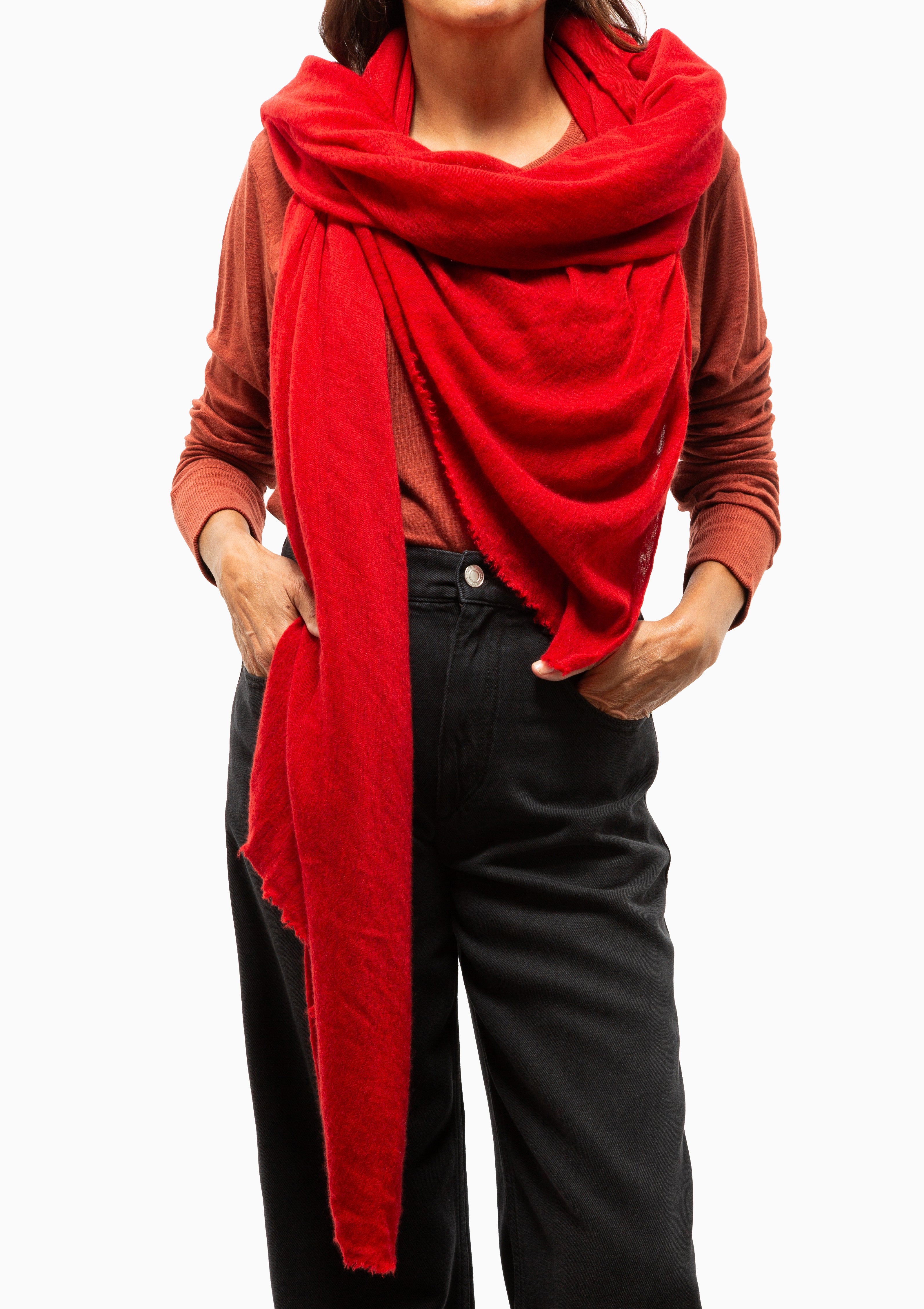 Zephyr Scarf | Red