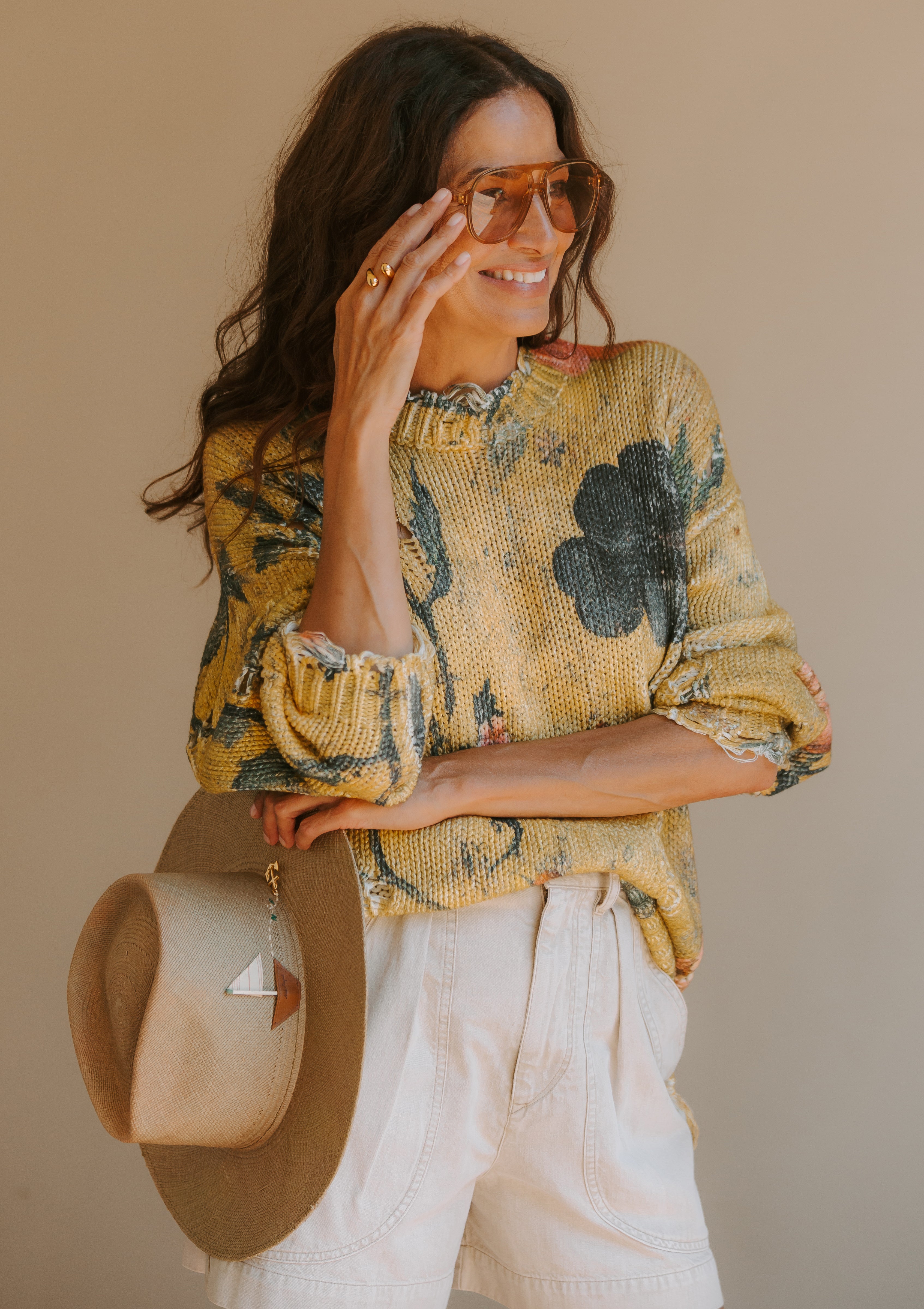 Charlie Aviator Style Sunglasses | Honey