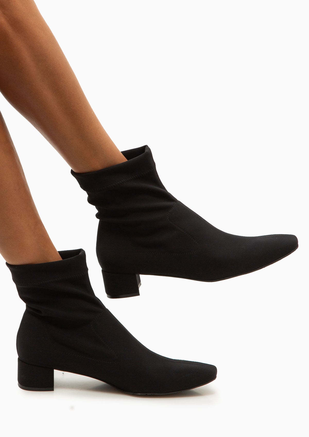 Encina Stretch Midi Boot | Black 2-Way