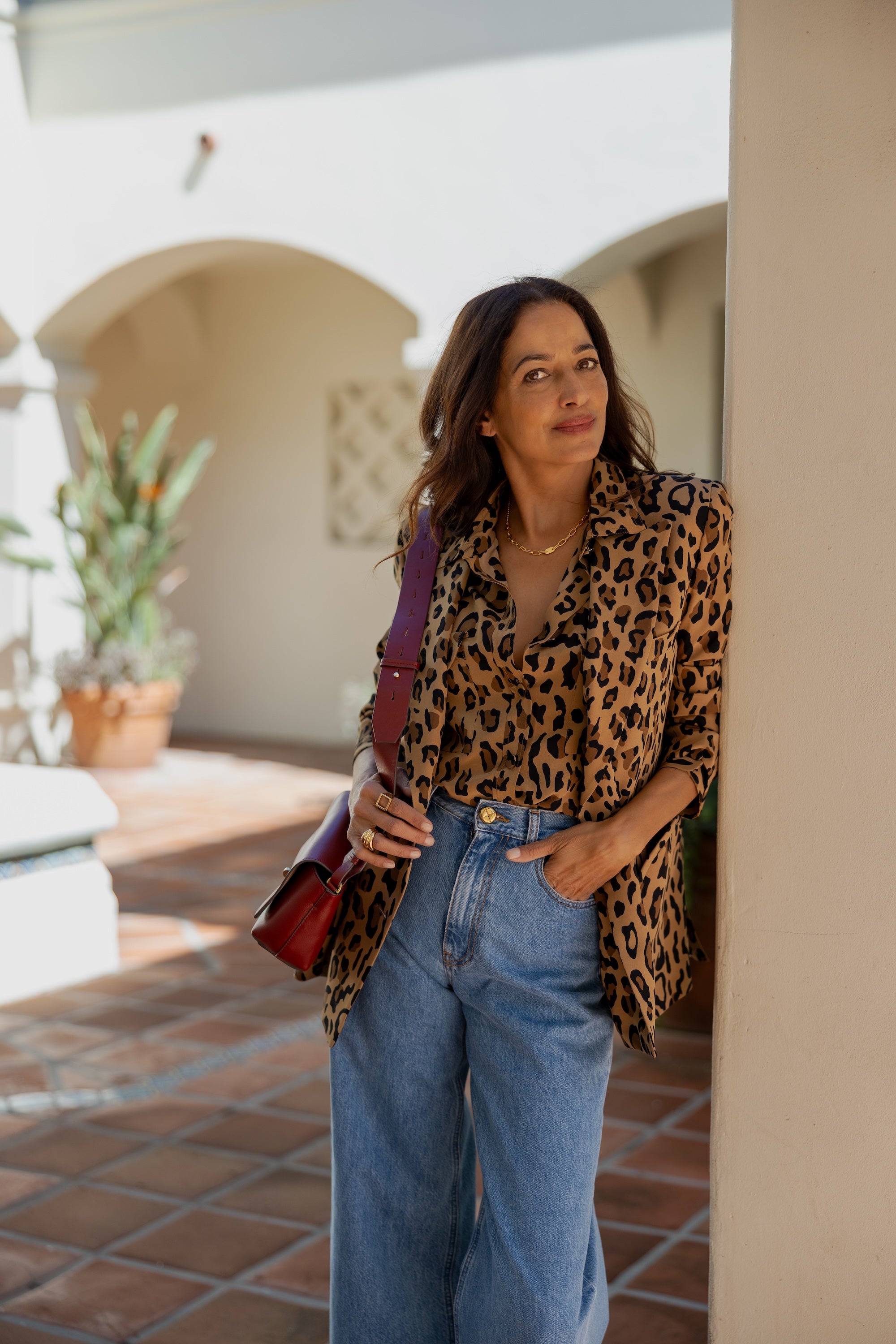 Delicate Ellipse Collar | Gold