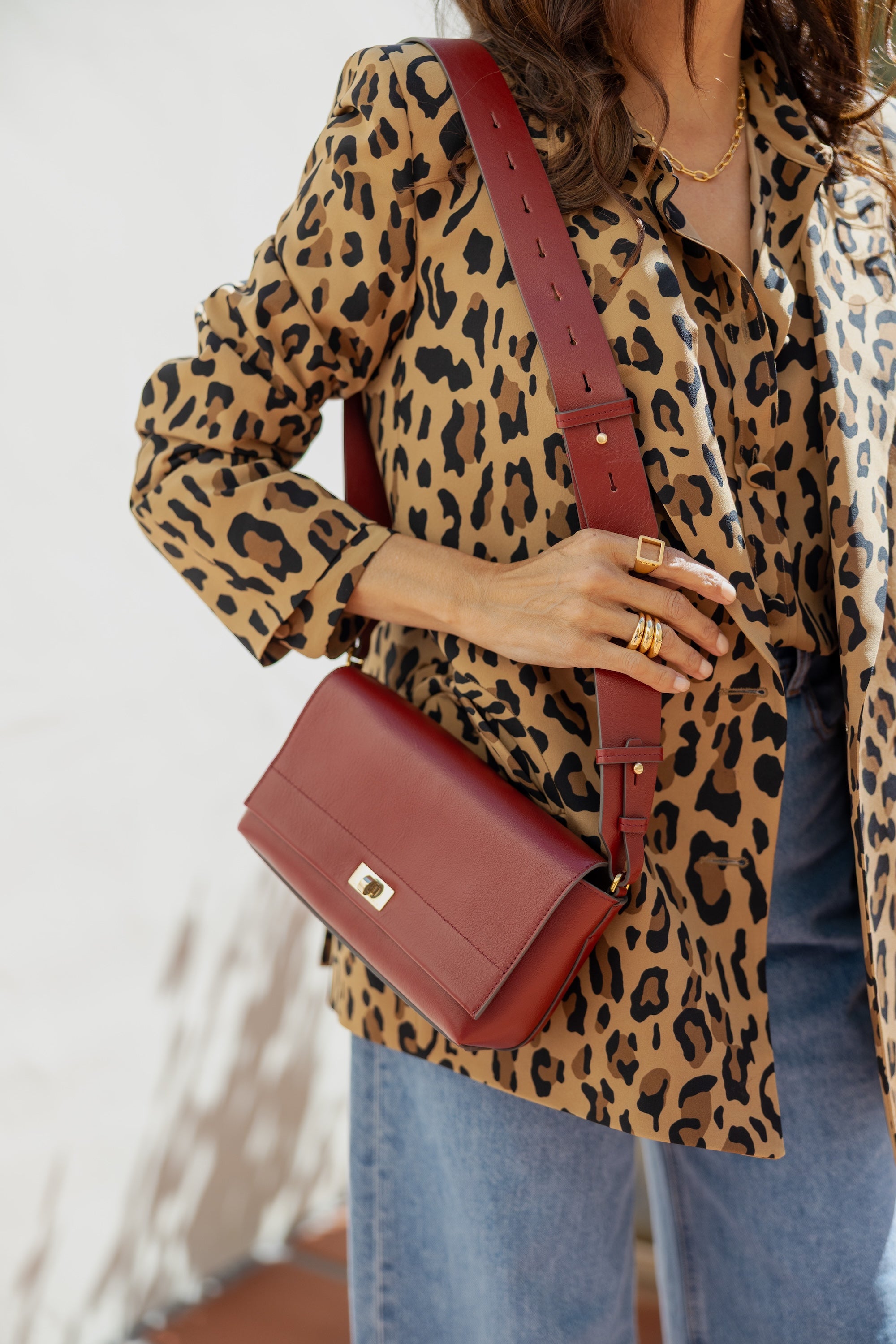 Open Square Statement Ring | Gold