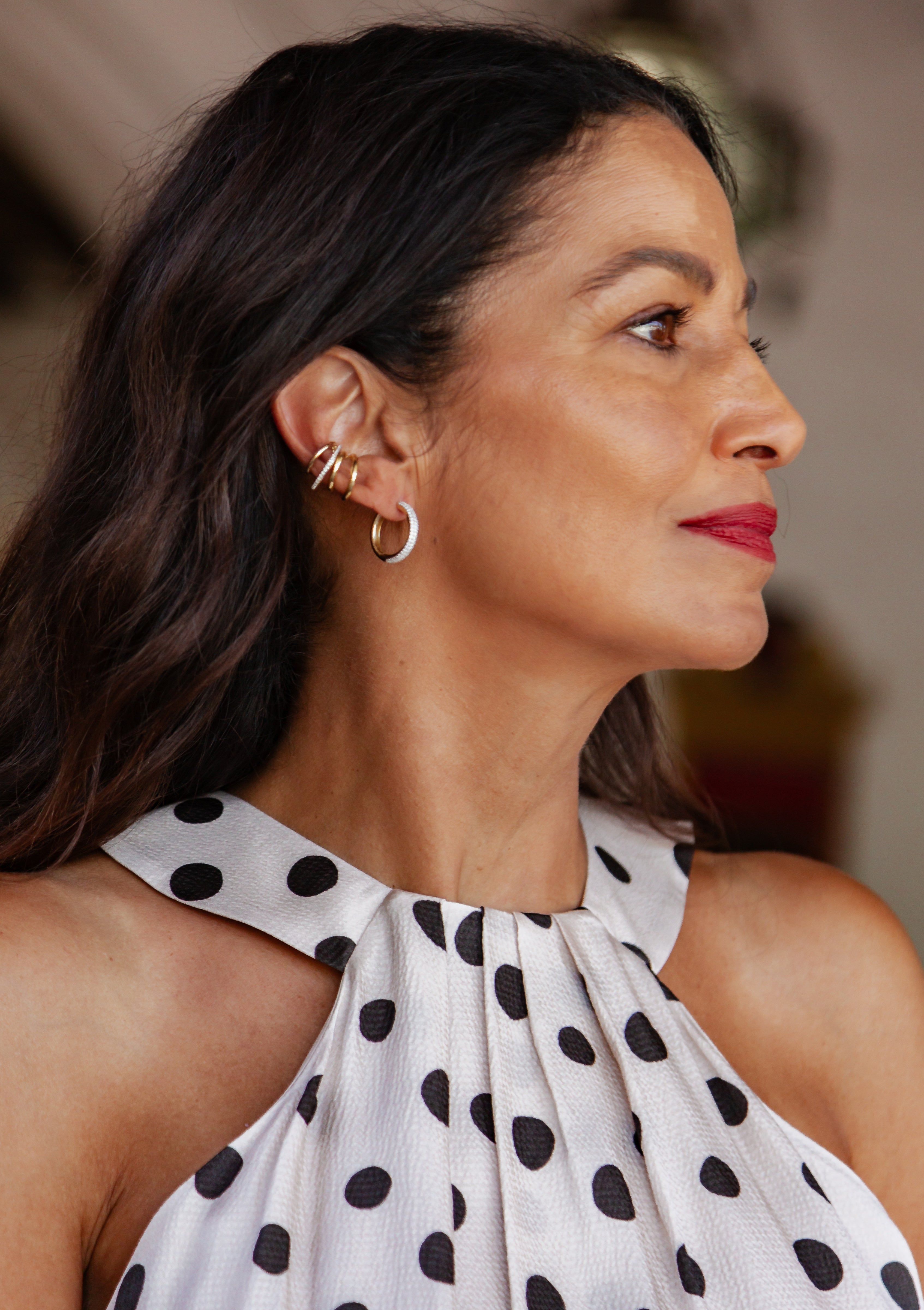 Diamond Quotidien Hoops | Gold