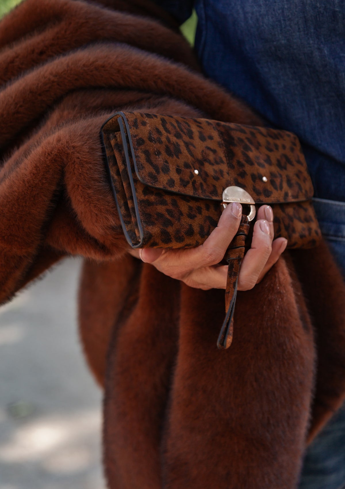 Leopard Wallet | Fauve