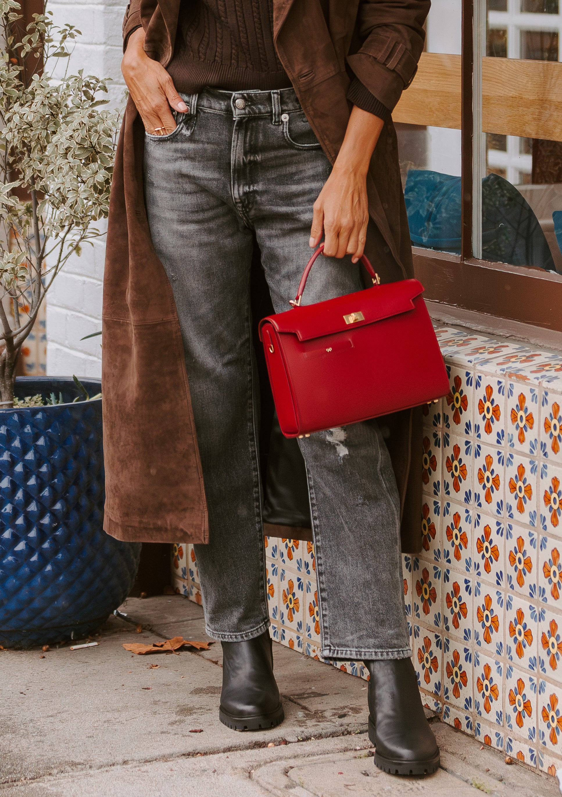 Mortimer Top Handle | Vampire