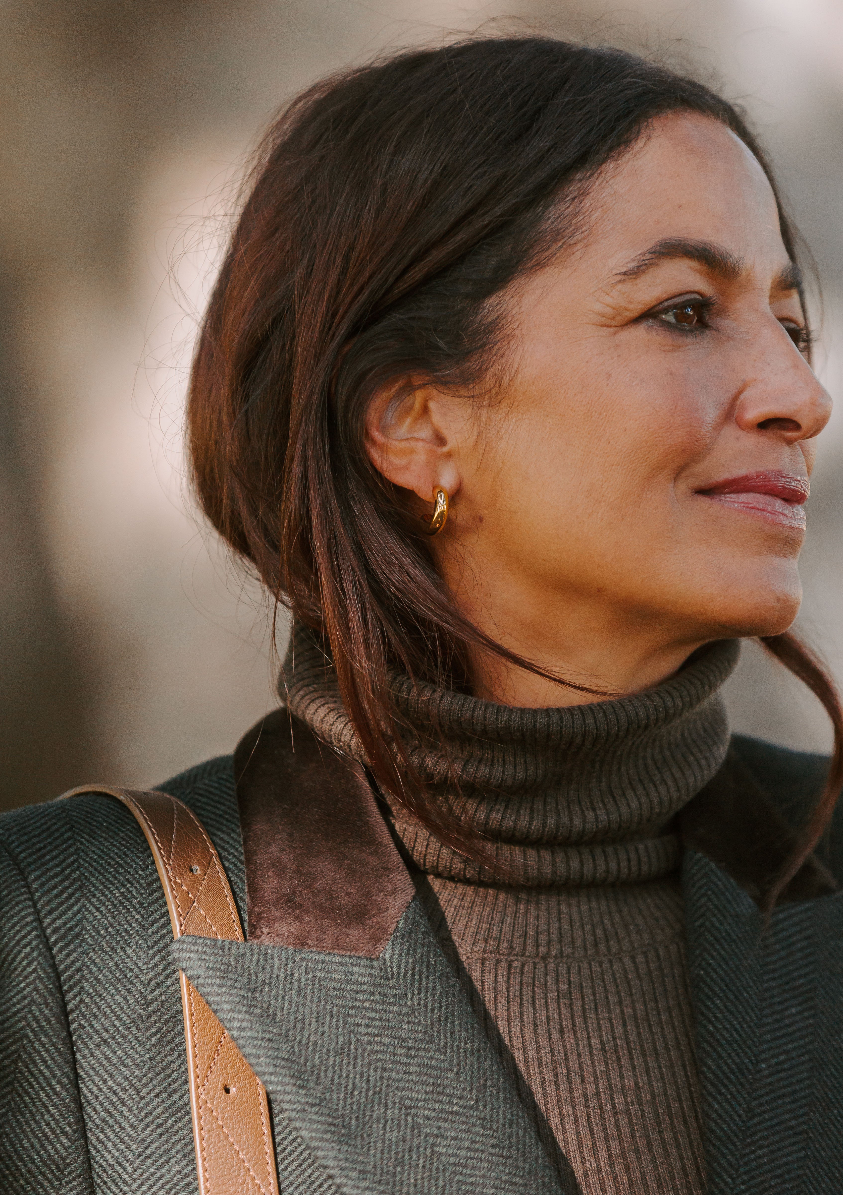 Chunky Dash Hoops | Gold