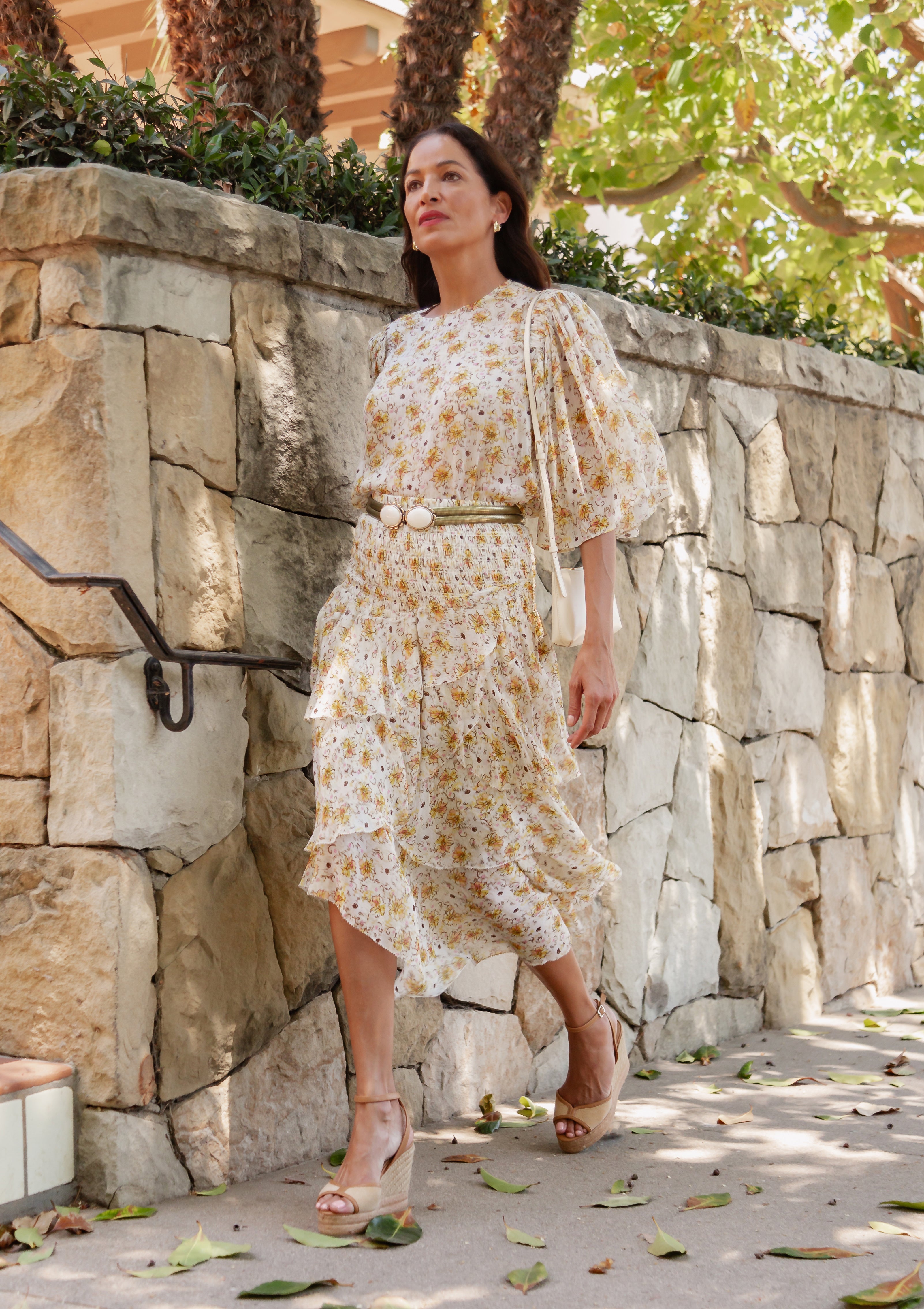 Brigitte Skirt | Light Yellow/Ecru
