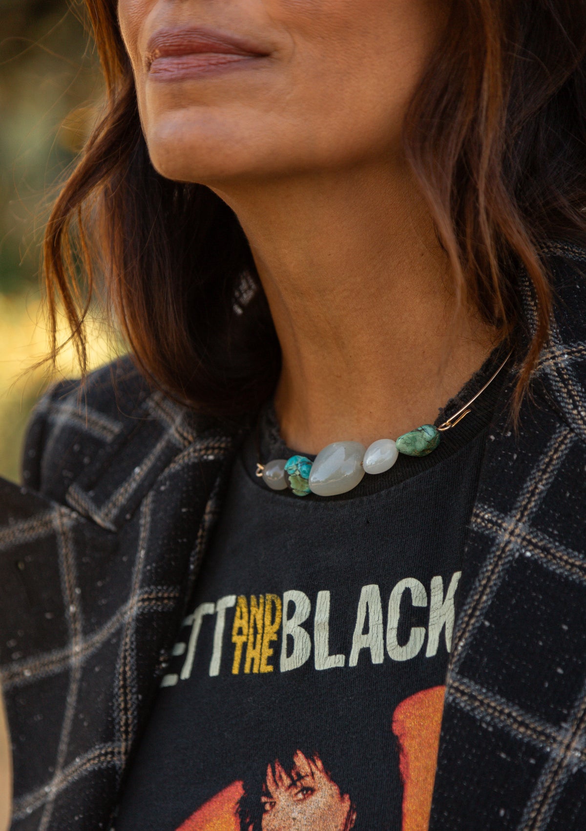 Quartz/Moonstone/Turquoise Collar