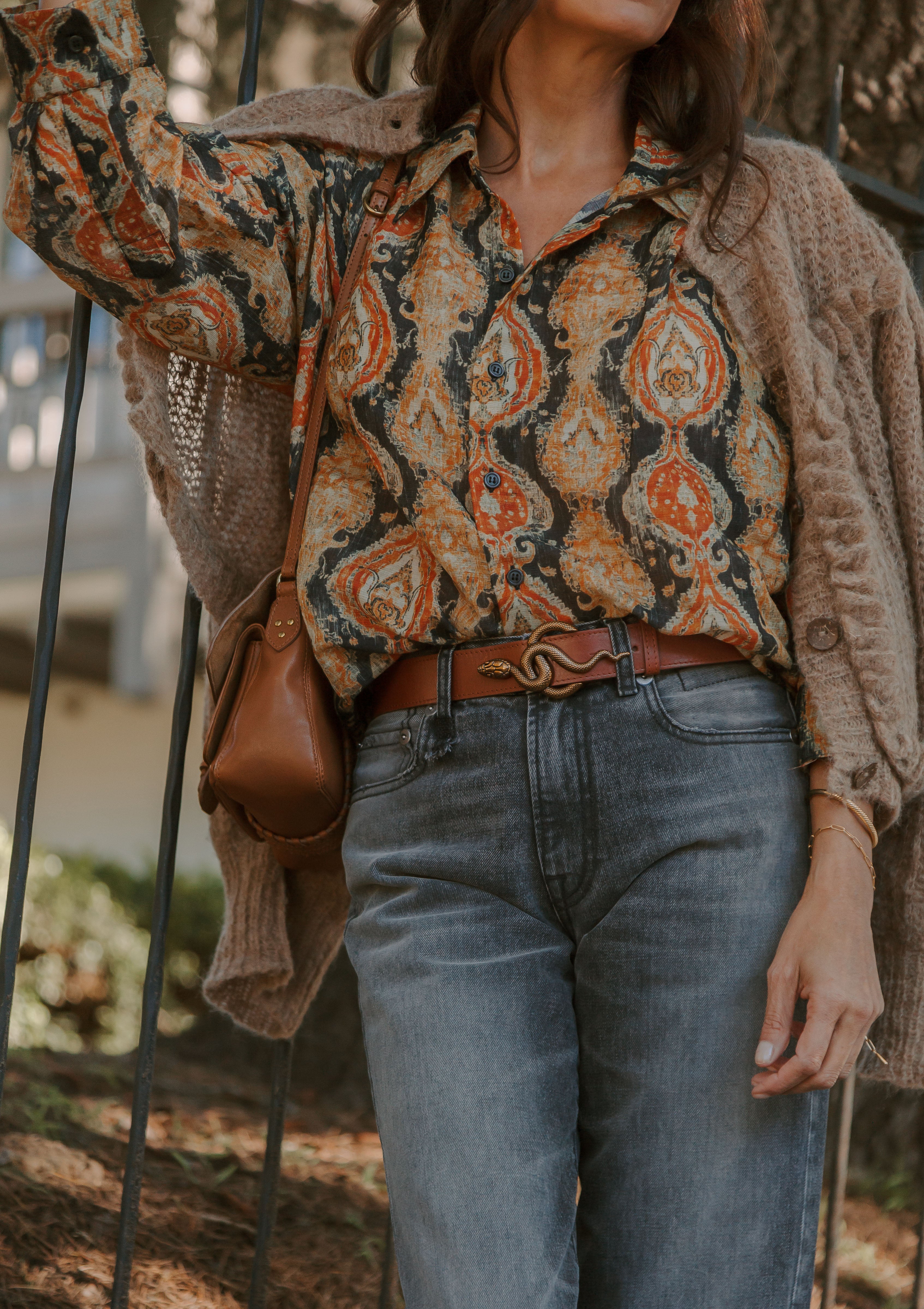 Cleo Belt 35mm | Cognac