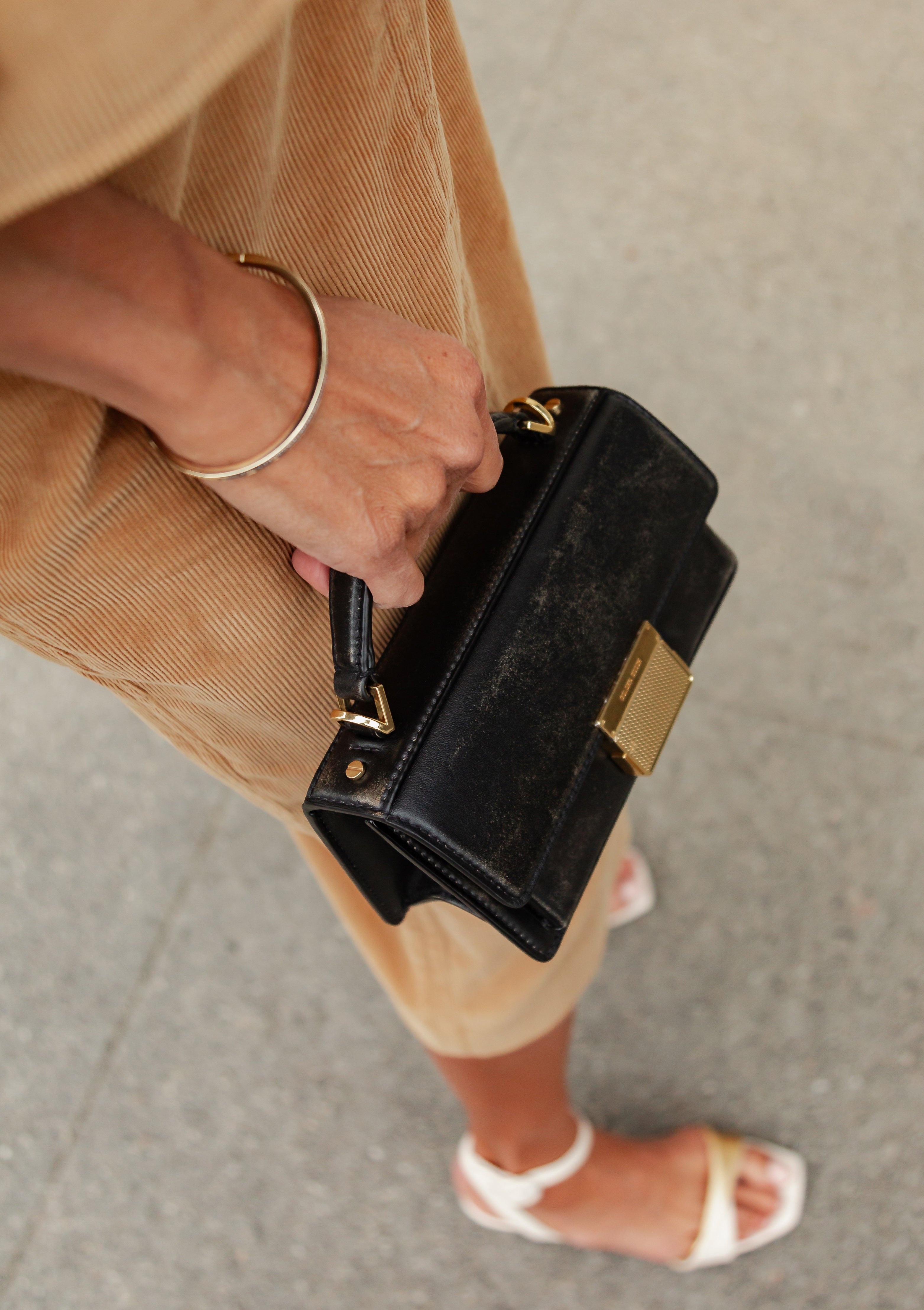 Classic Diamond Cuff | Gold
