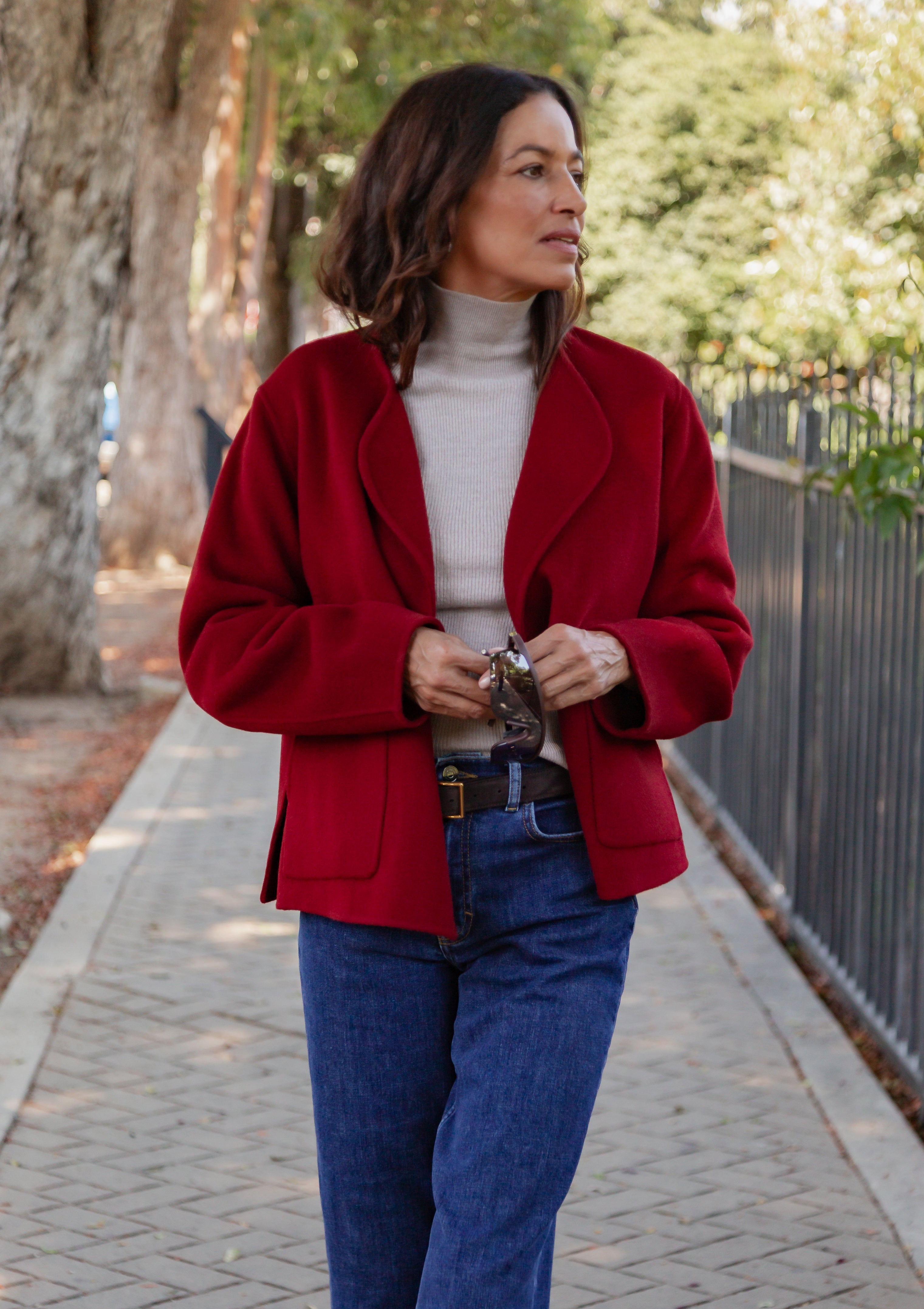 Chann Jacket | Cerise