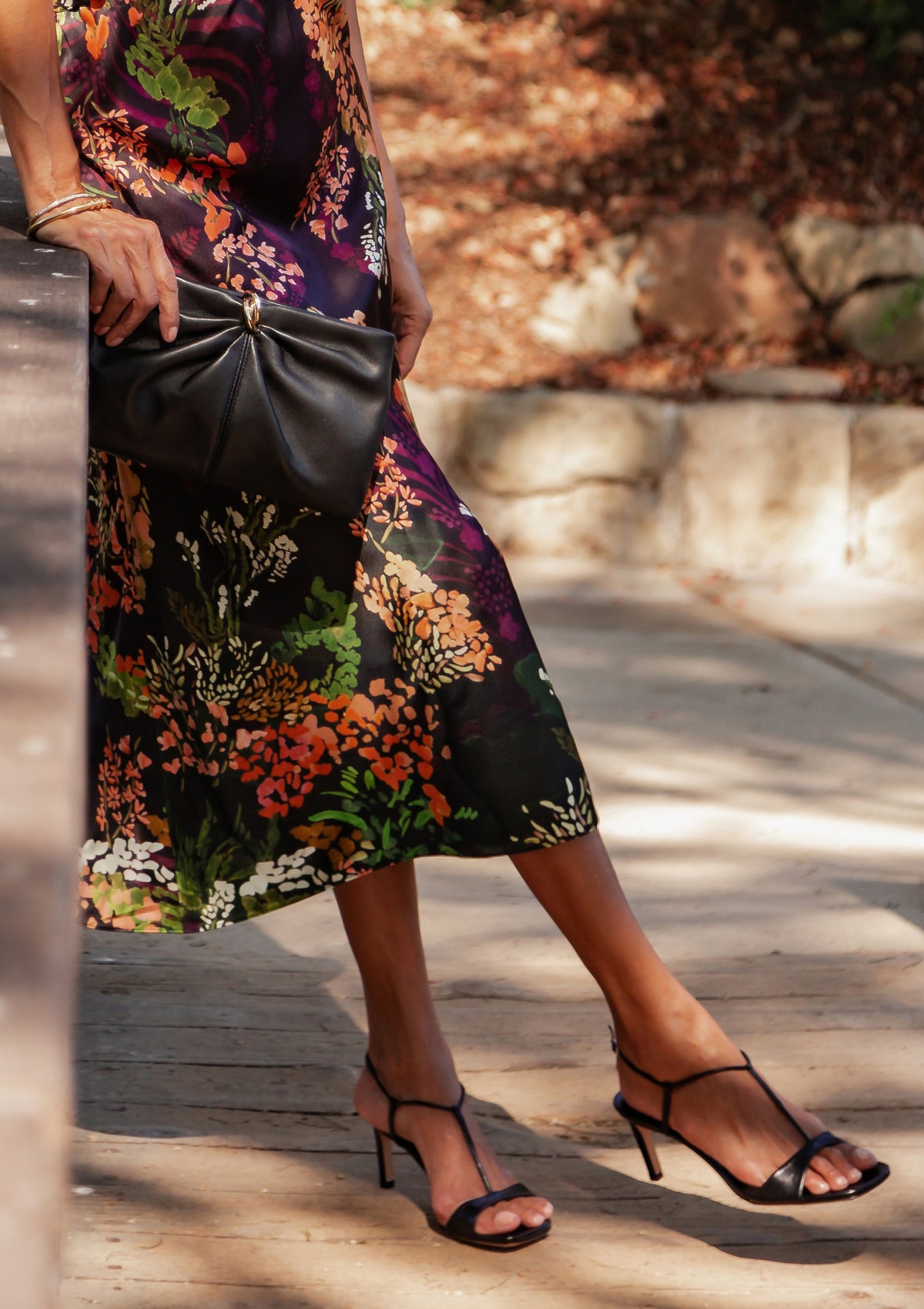 Cecilie Heel Sandal | Noir