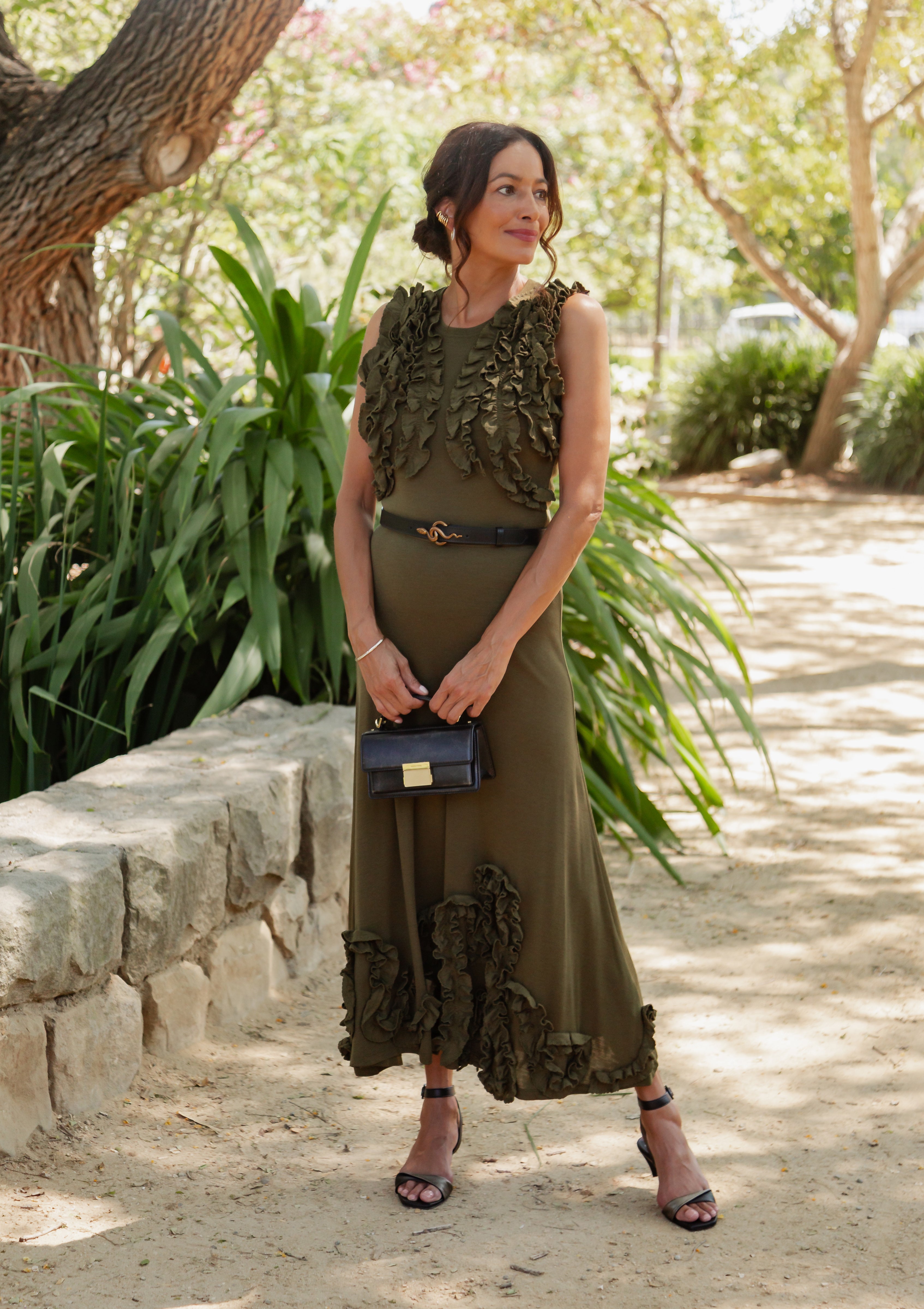 Vesna Sleeveless Jersey Top | Loden