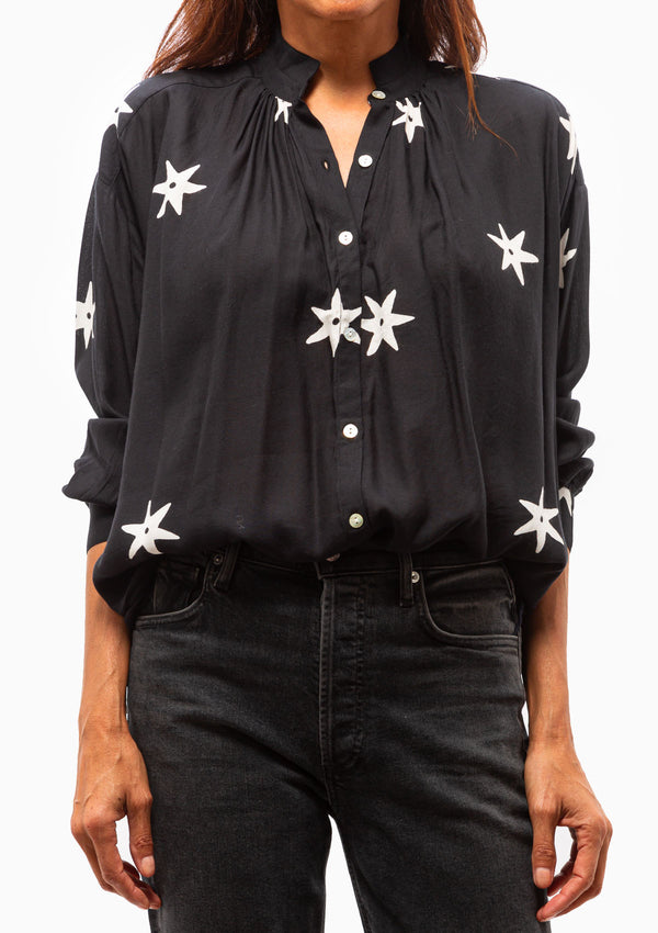 Kiki Night Star Shirt | Black Midnight
