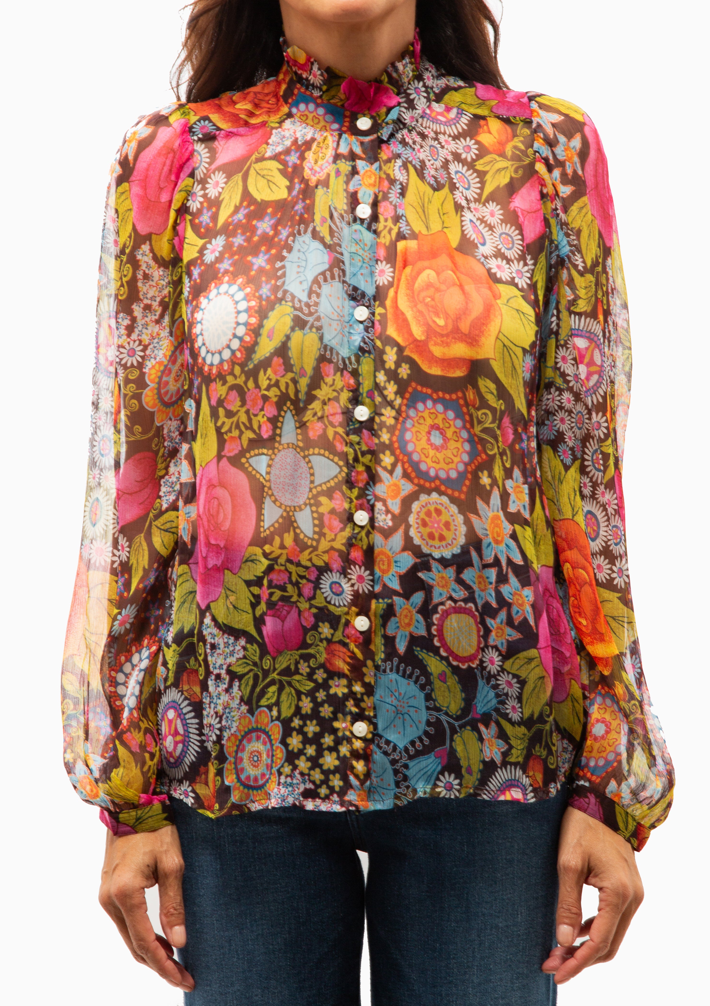 Annabel Bloom Mirage Shirt | Dark Brown