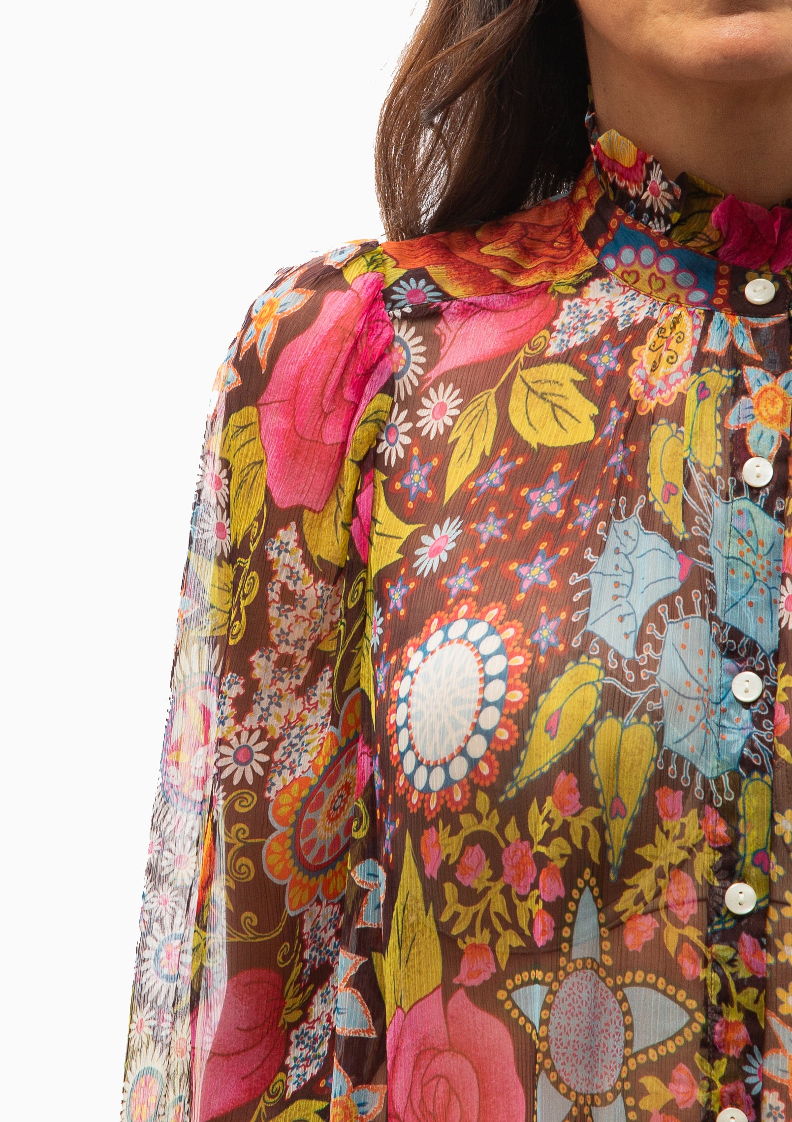 Annabel Bloom Mirage Shirt | Dark Brown