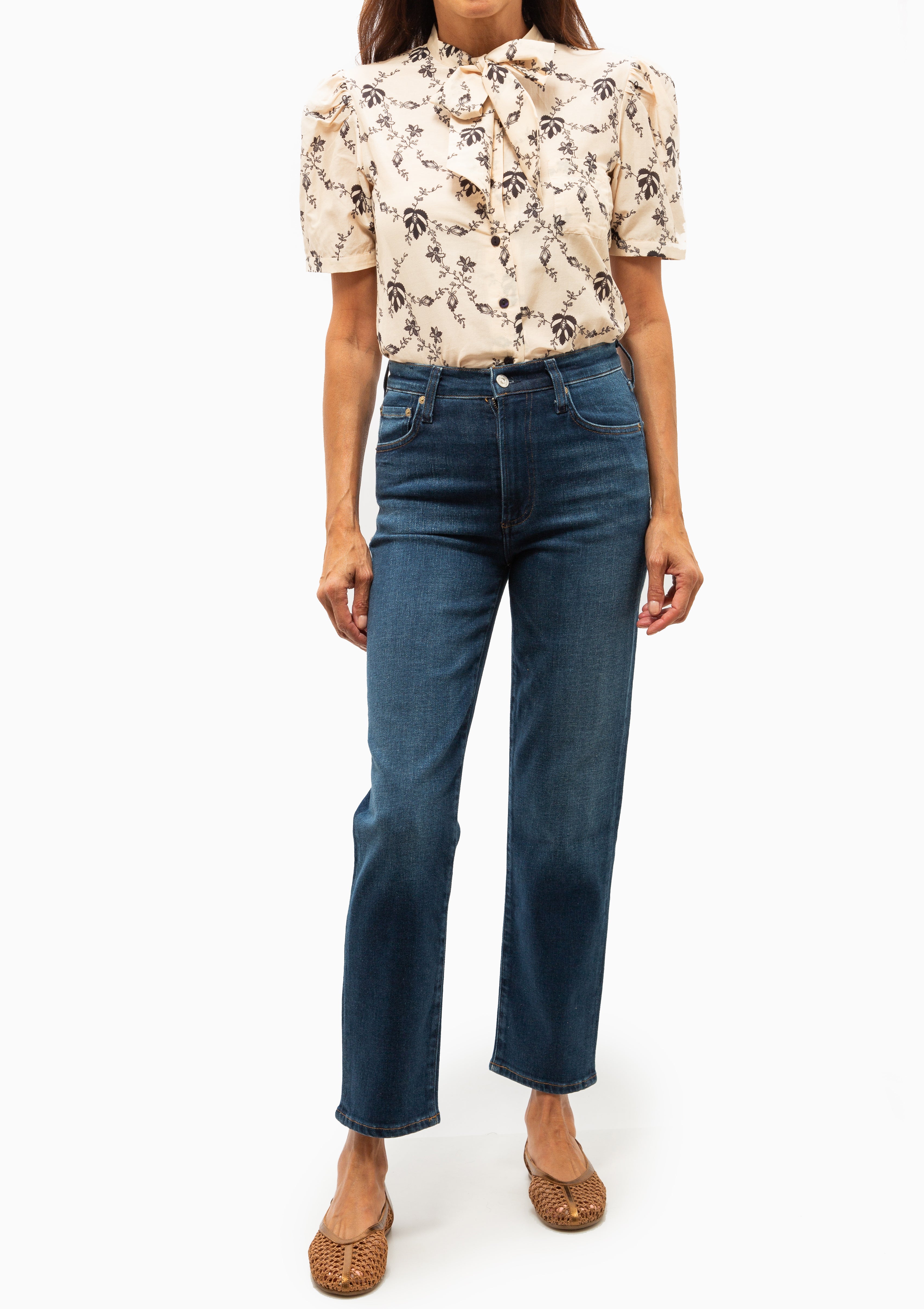 Chance Shadow Lace Shirt | Off-White