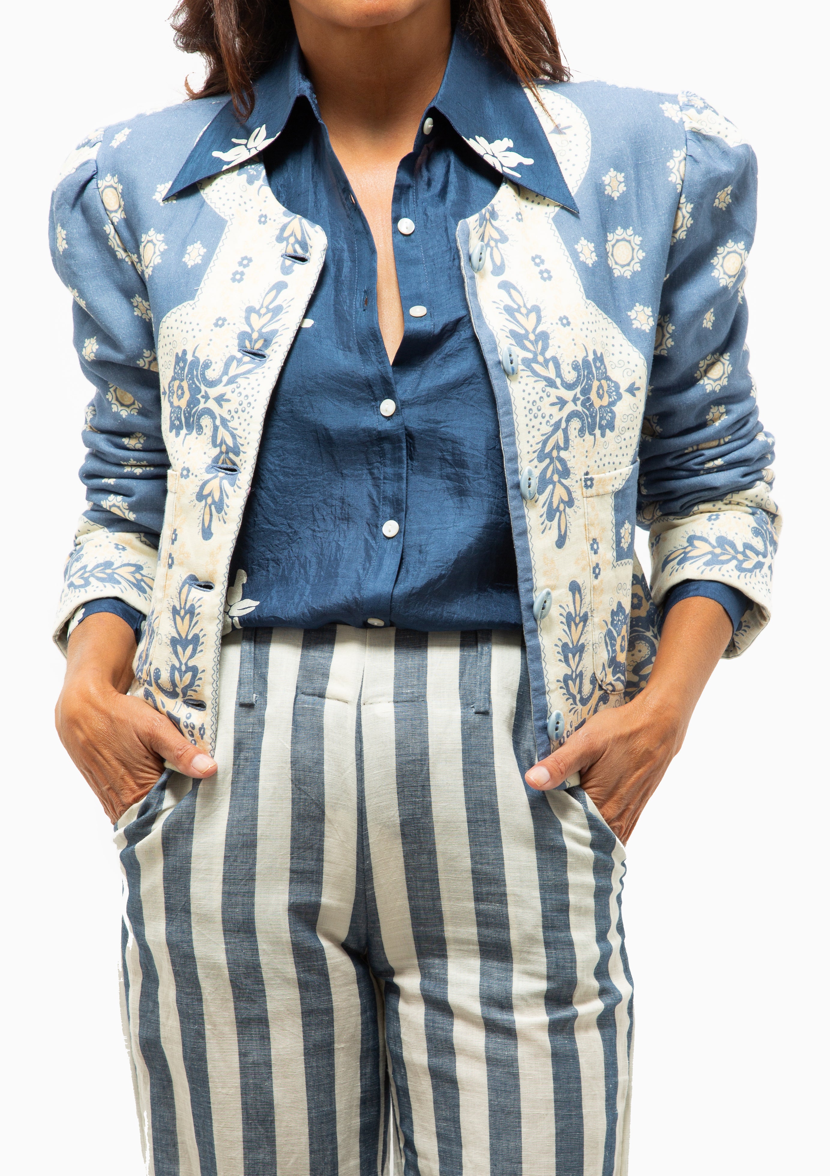 Dorian Bandana Jacket | Marina