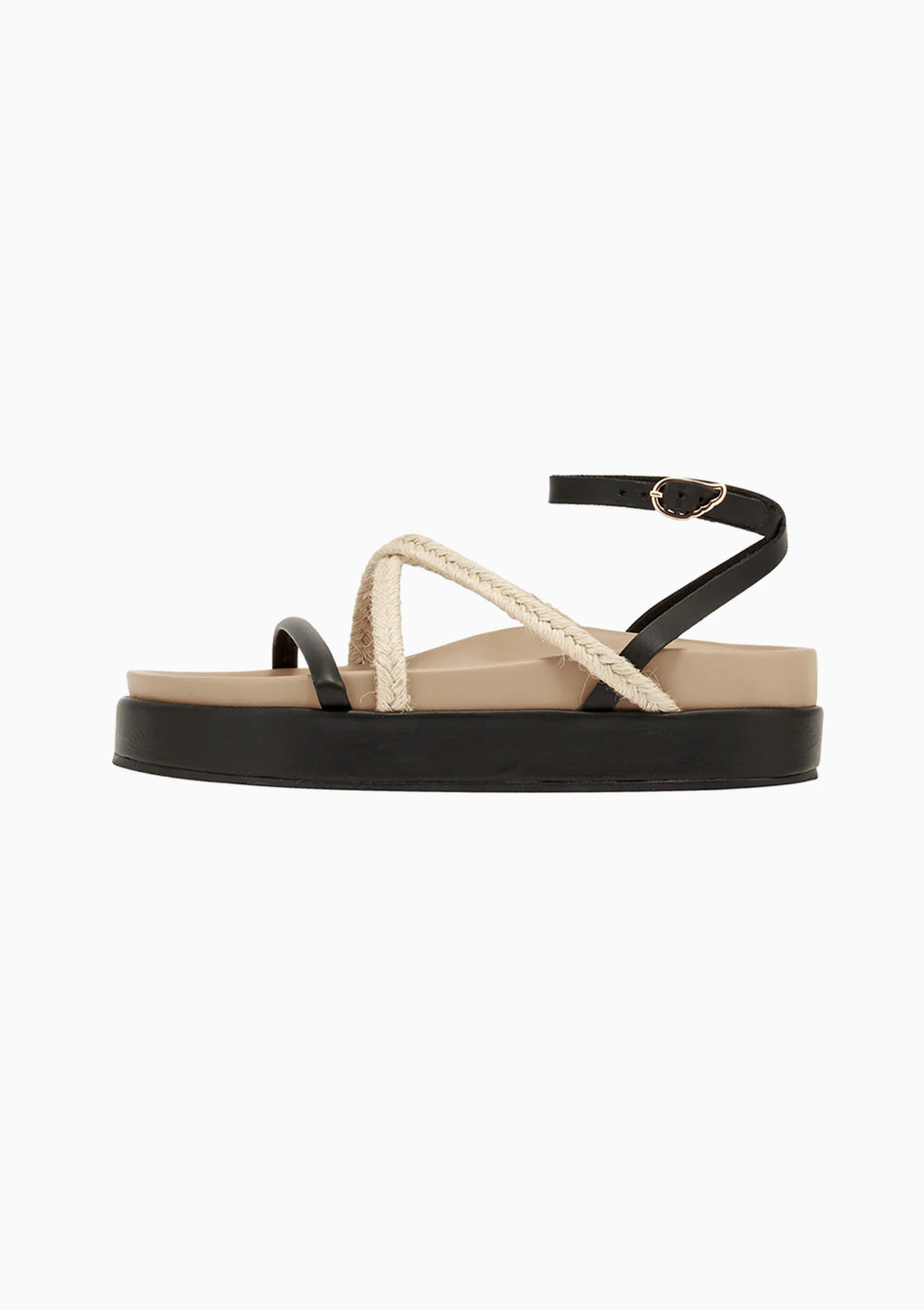 Atheras Sandal | Black/Taupe