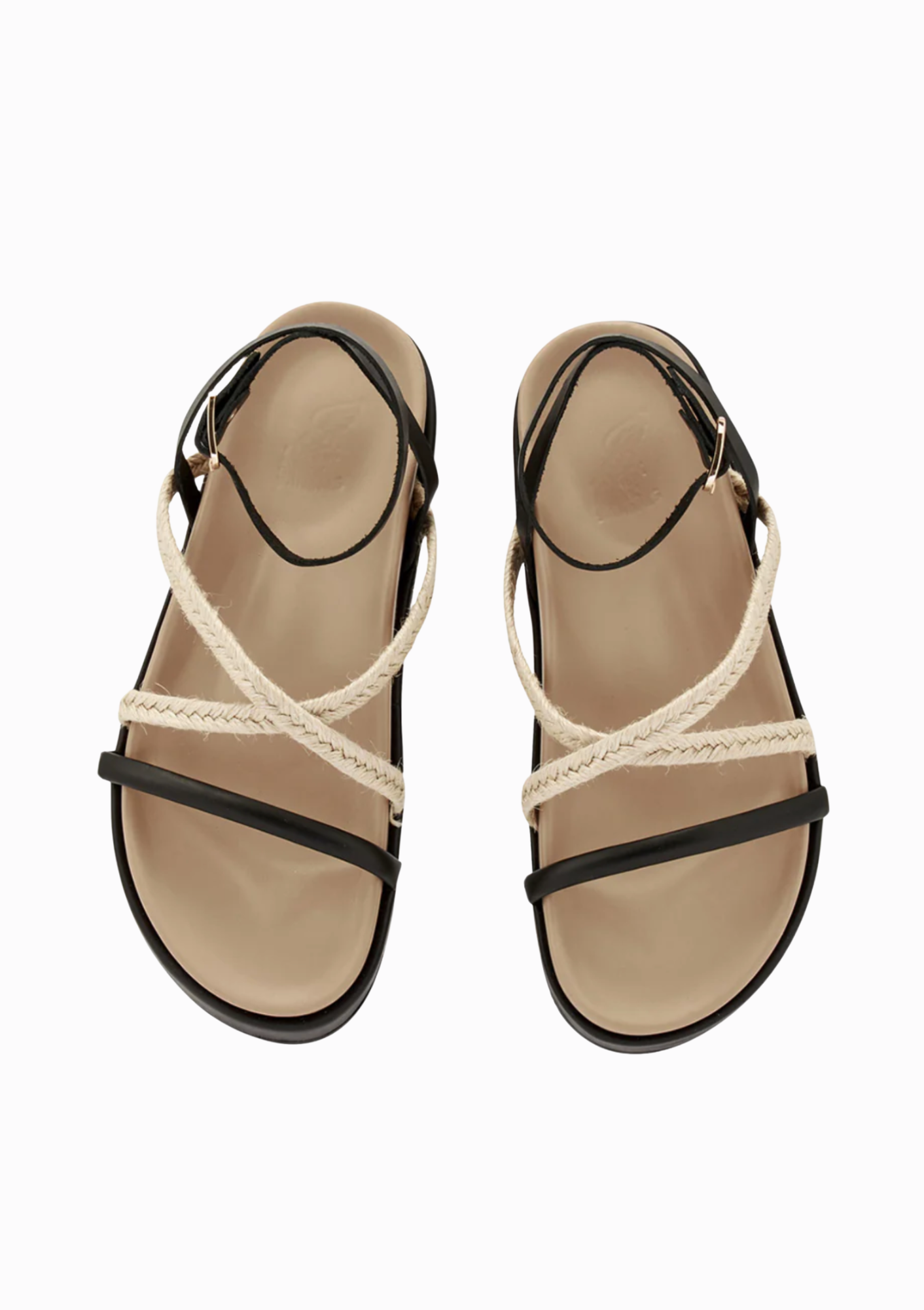 Atheras Sandal | Black/Taupe