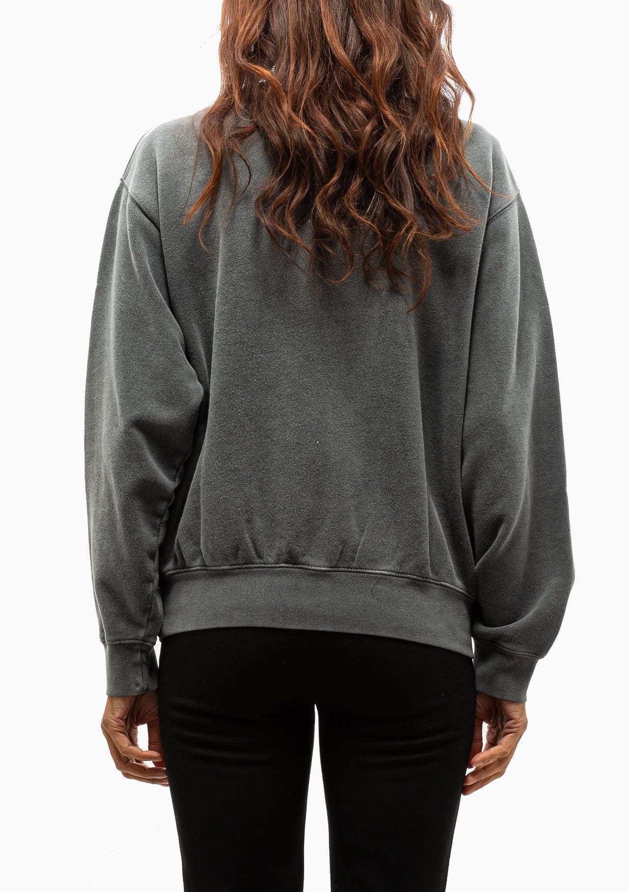 Ramona Sweatshirt University New York | Washed Black