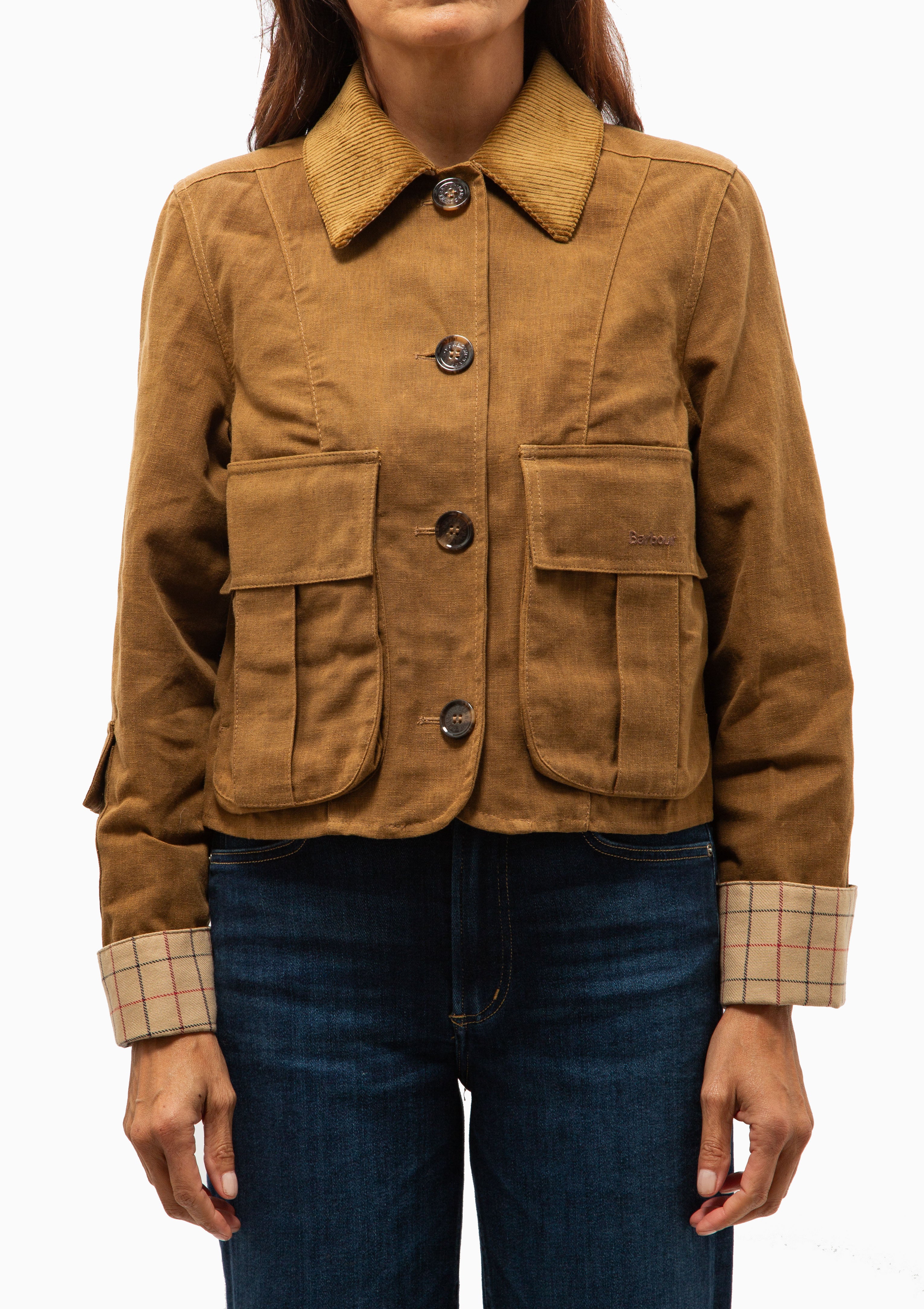 Dalbury Casual Jacket | Tan/Beige Tattersall