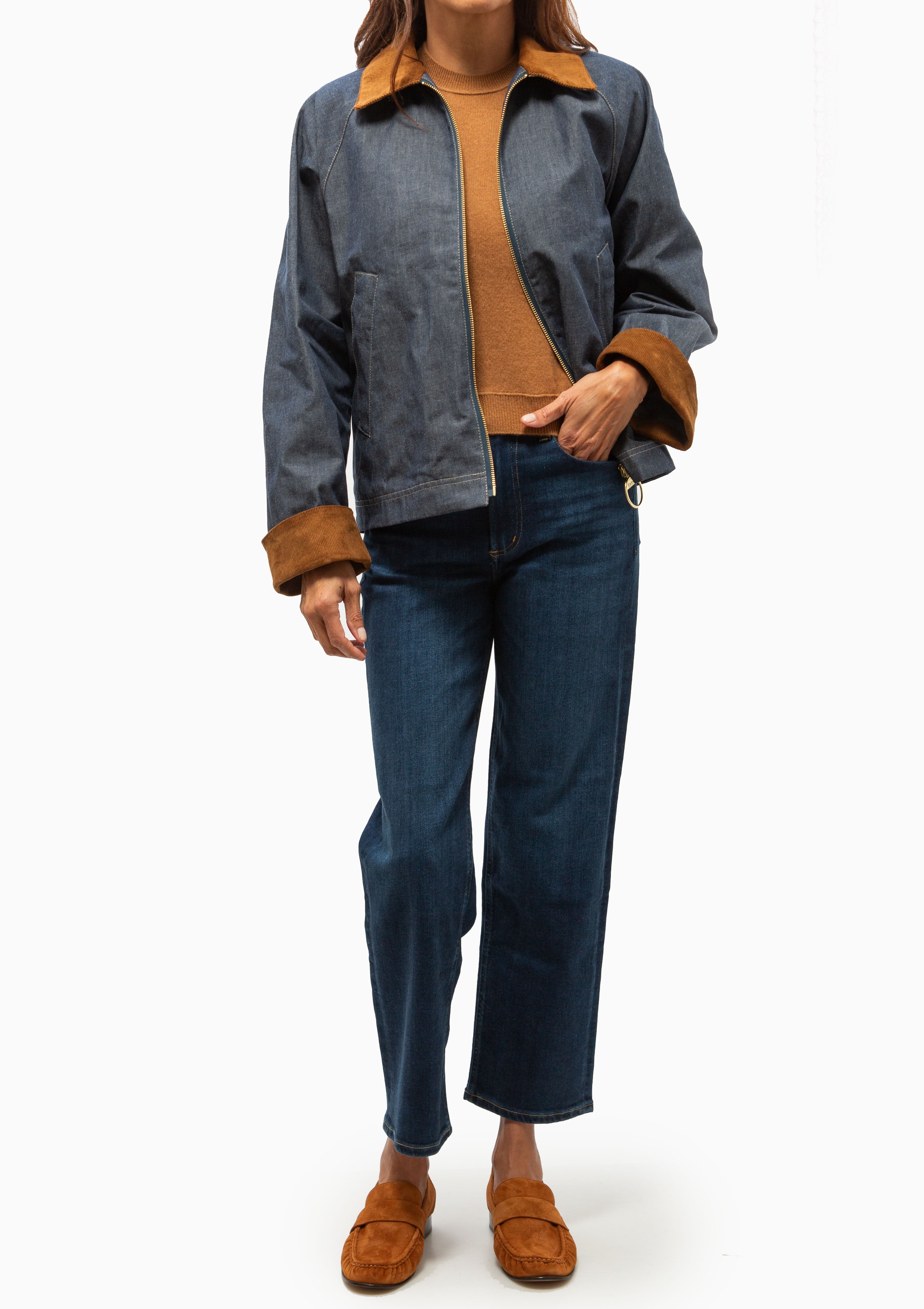 Freckleton Denim Jacket | Indigo/Dress