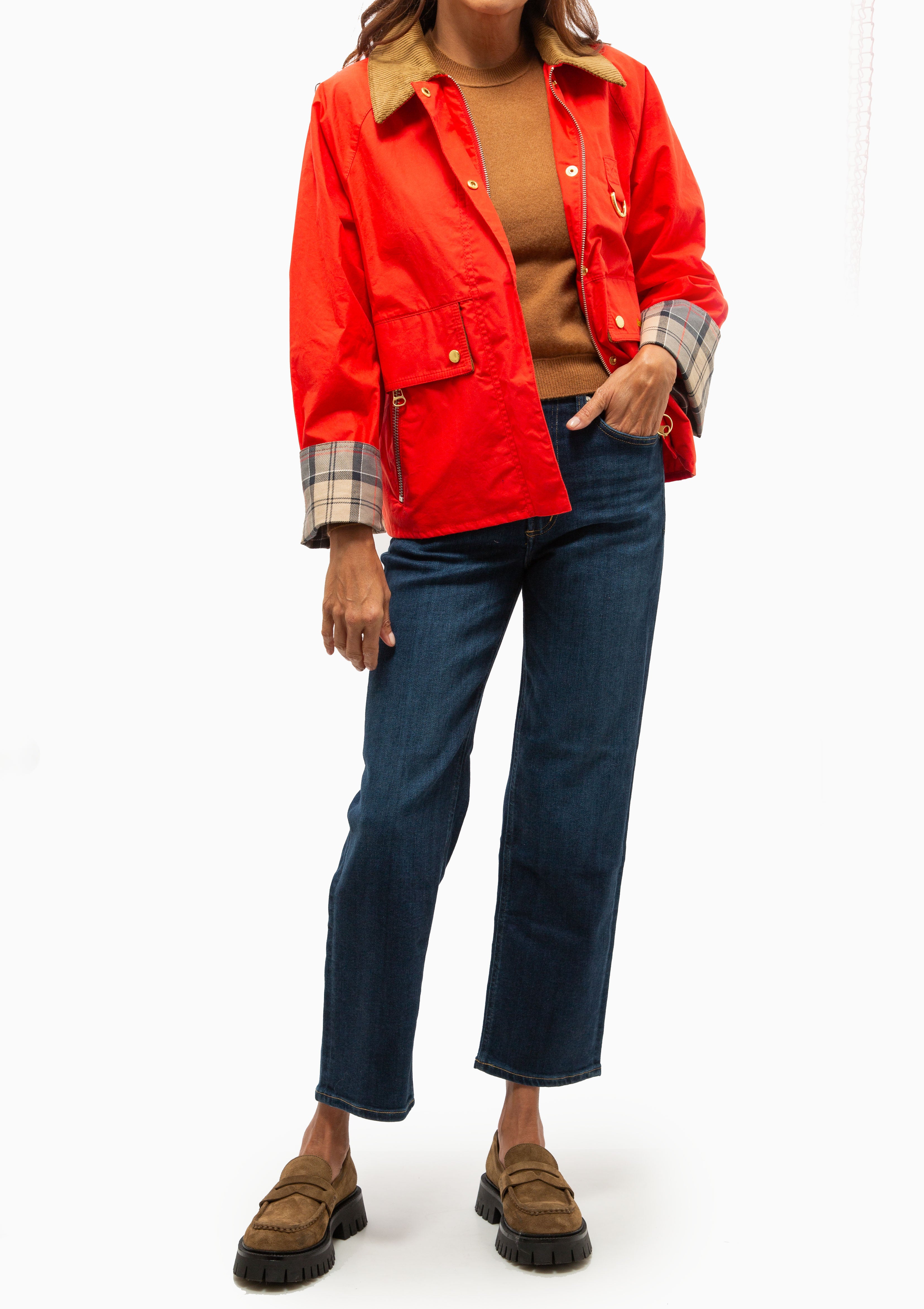 Mackworth Casual Jacket | Vermillion/Dress