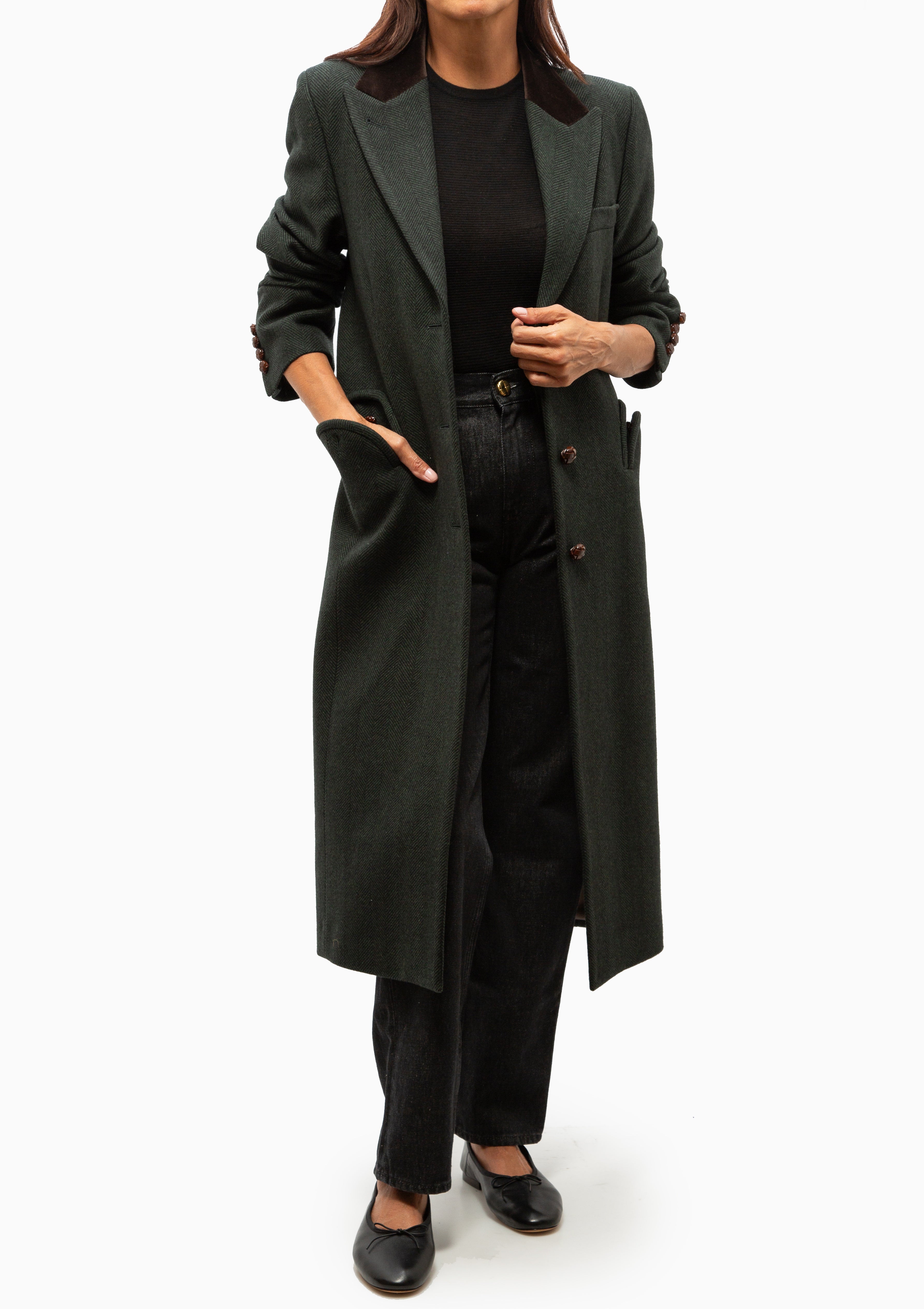 Heck Coat | Cheveyo Dark Green