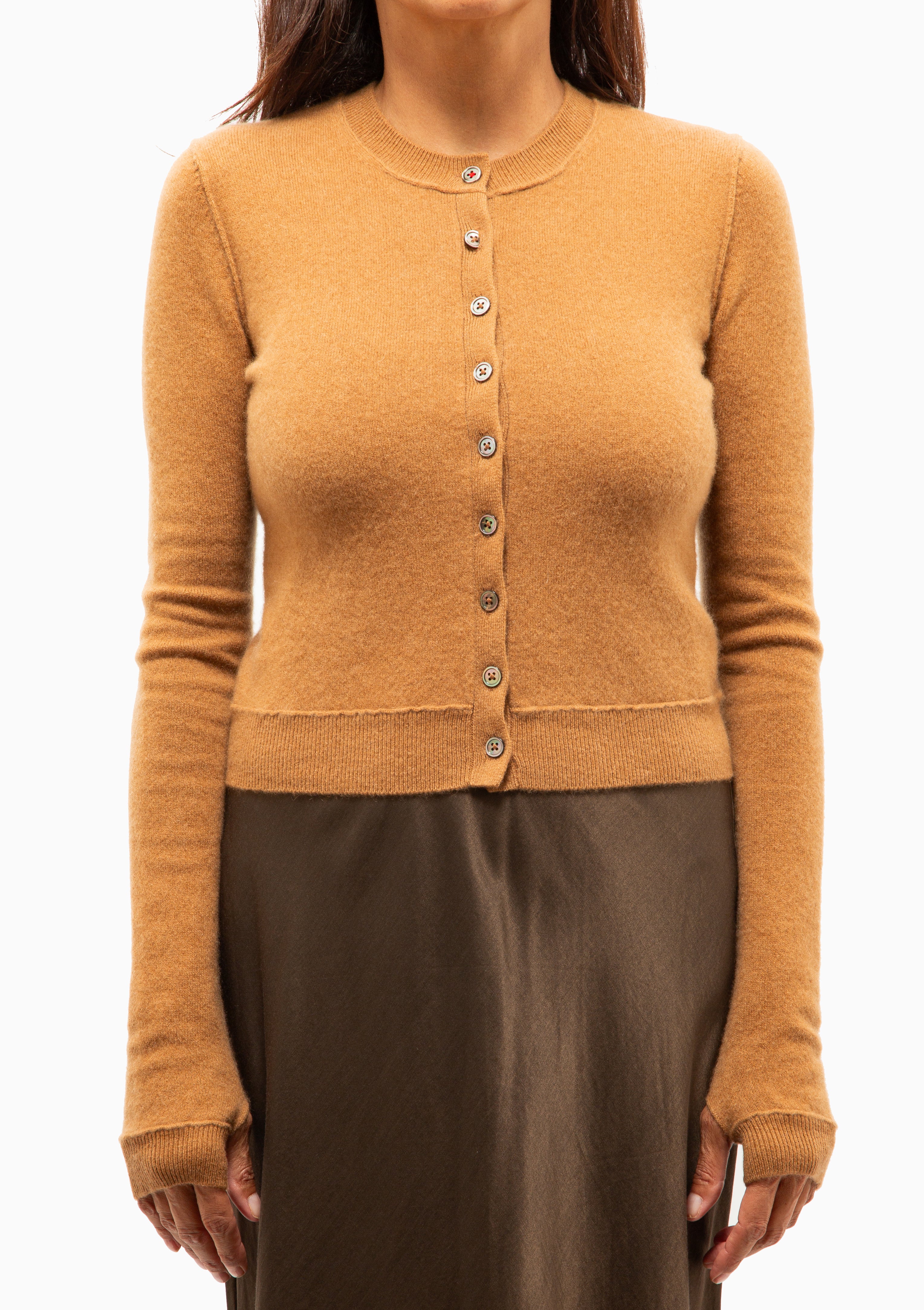 Mini Royal Cardigan | Chestnut