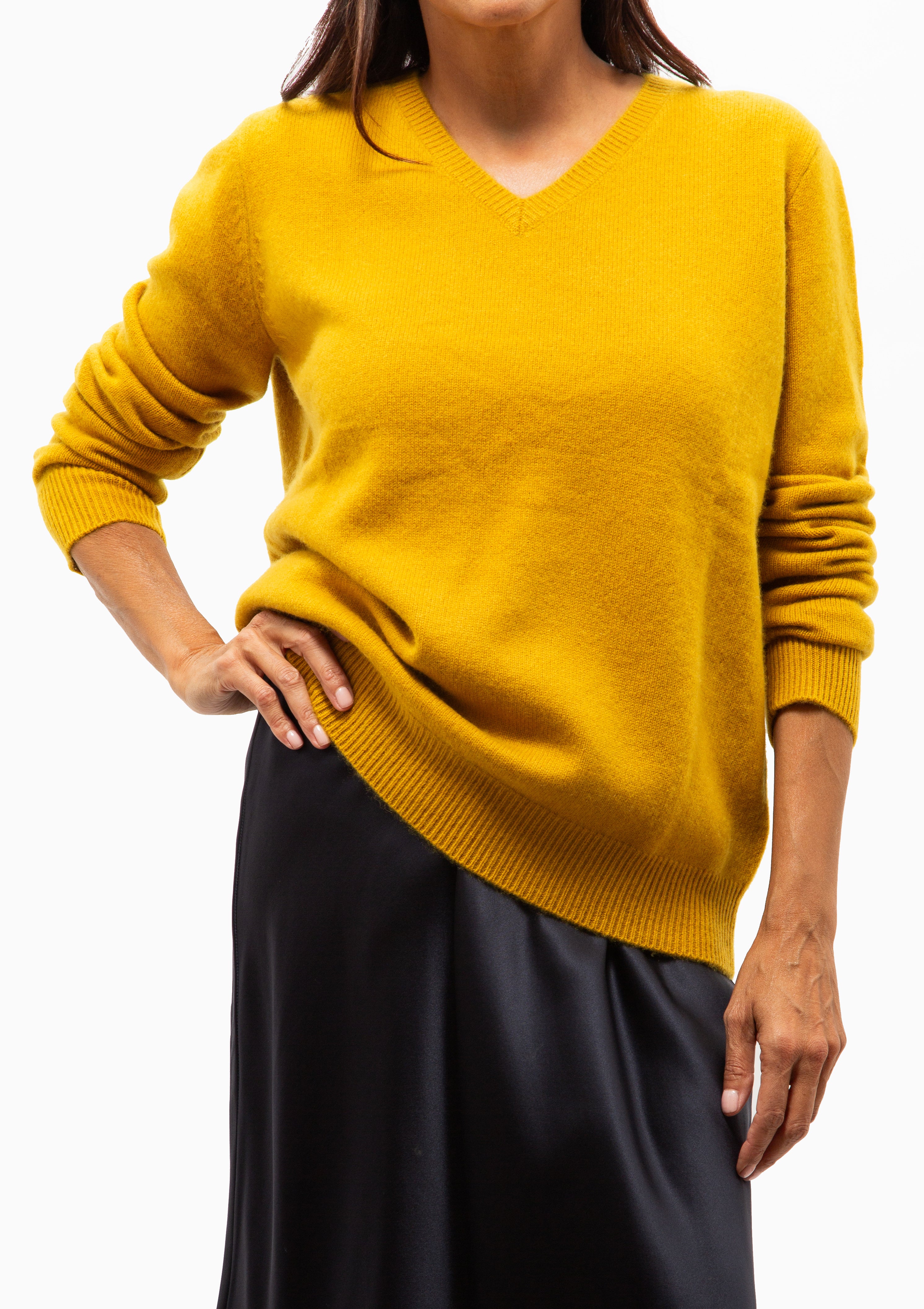 Regular Royal Paul V Sweater | Dijon