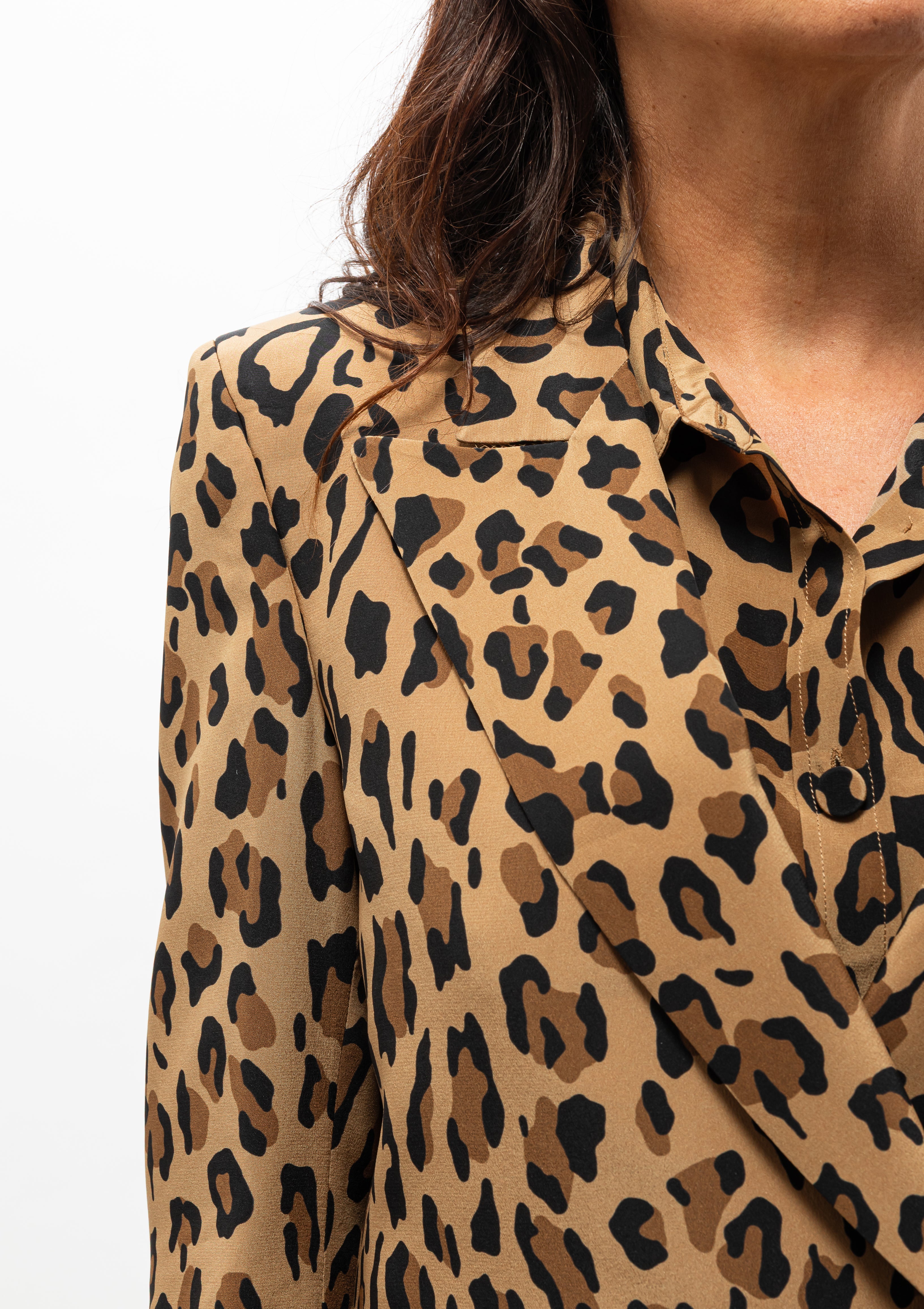 Diani Boutique - Blaze Milano Double-Breasted Simba Camel Blazer for Effortless Elegance. Available at Diani Boutique.