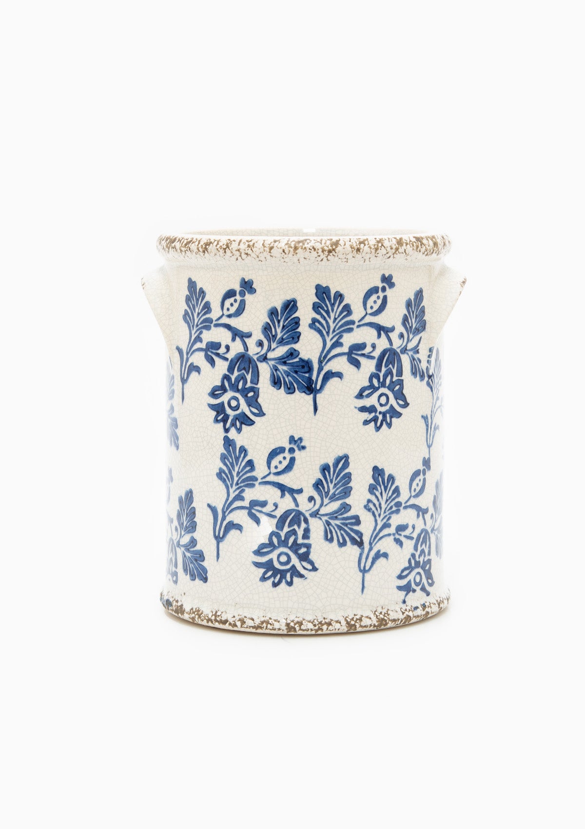 Blue Floral Pot | Large