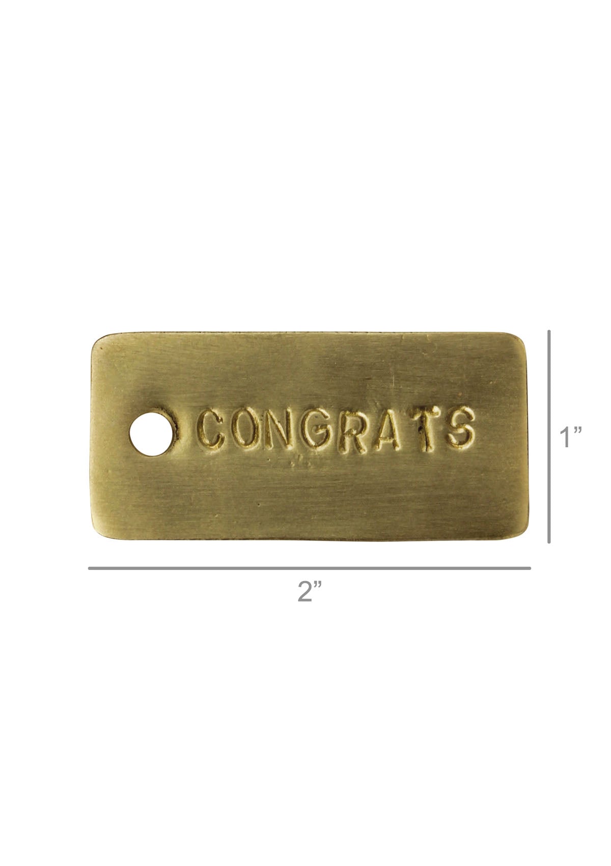 Brass Tag | Congrats
