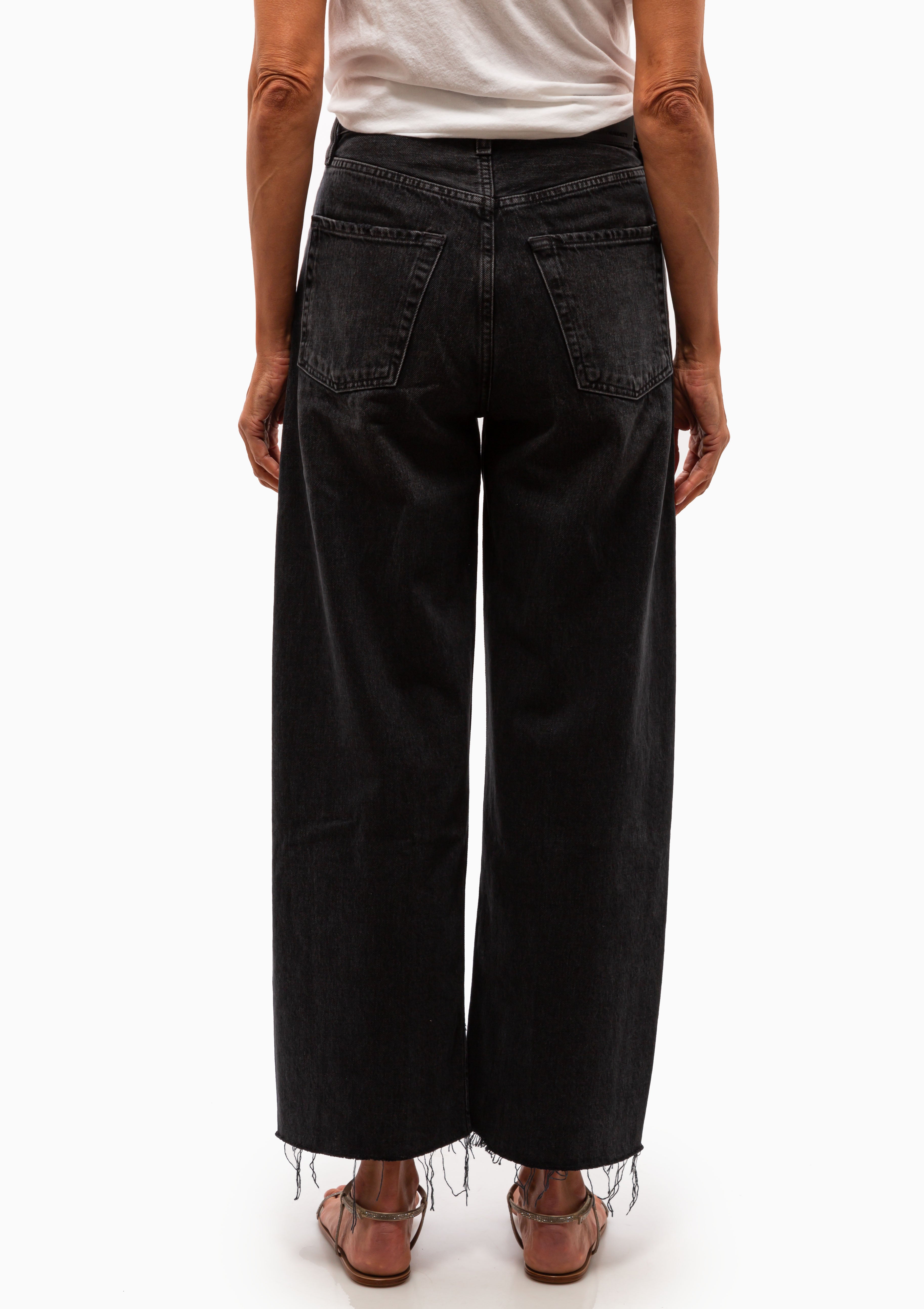 Ayla Raw Hem Crop | Bronson