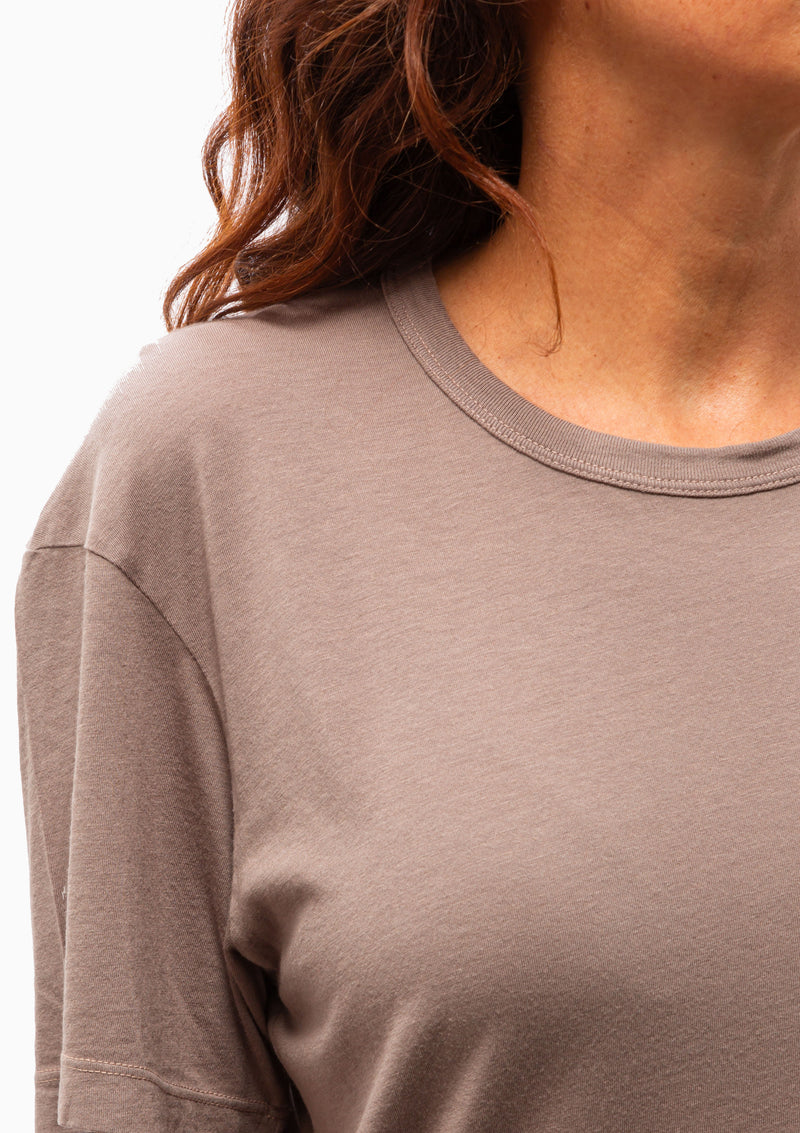 Elisabetta Relaxed Tee | Taupe