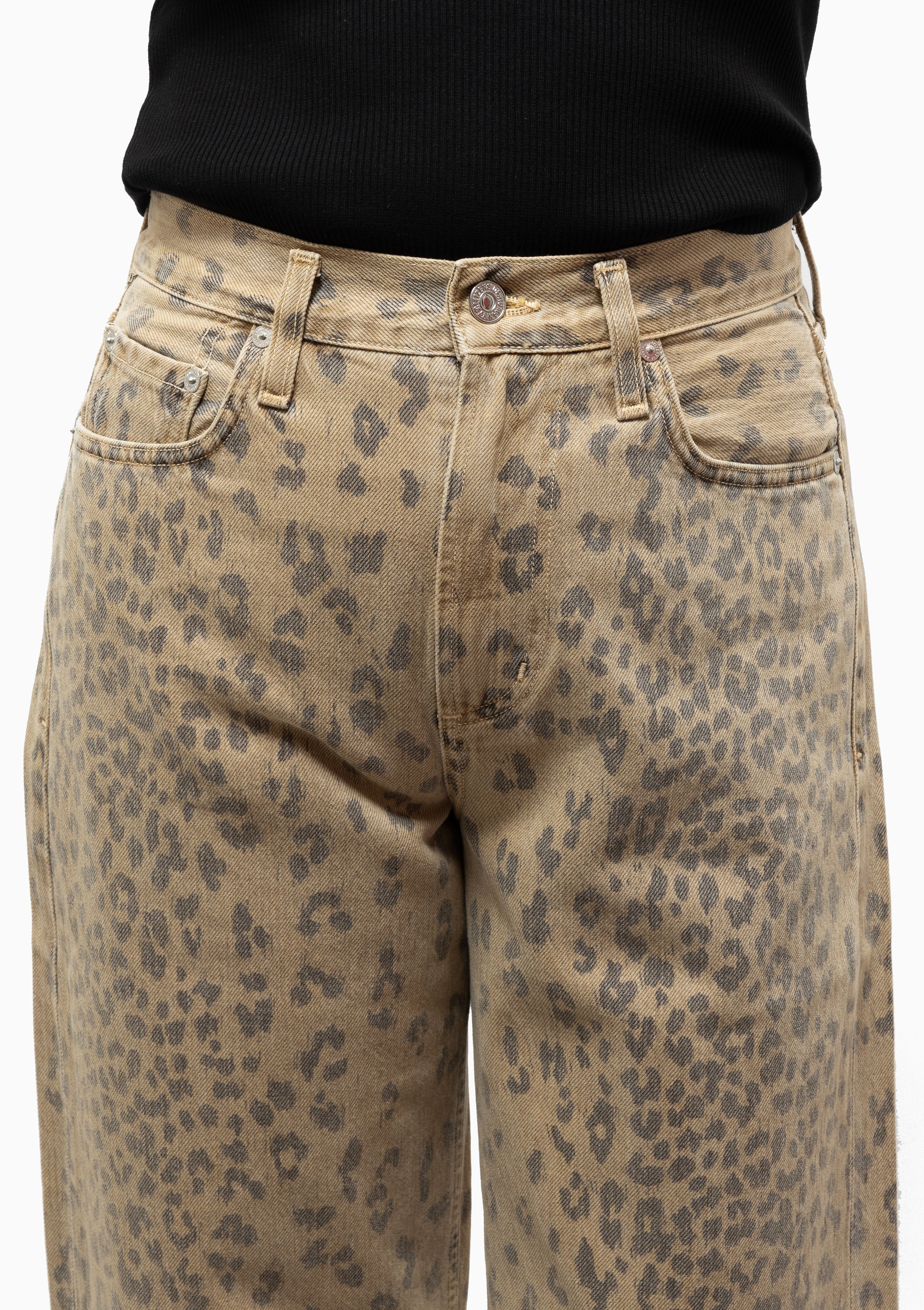 Miro Relaxed Jean | Natural Cheetah