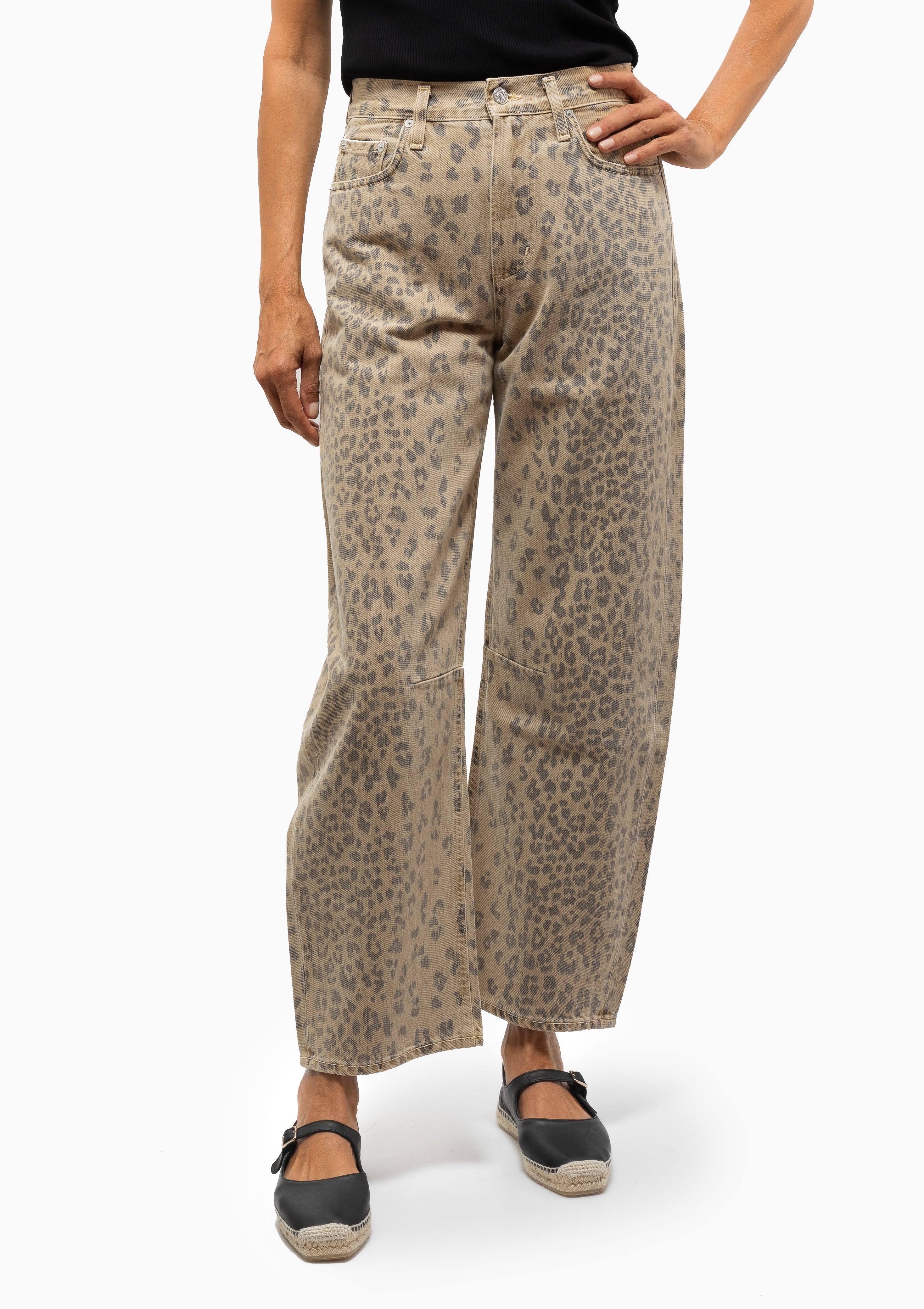 Miro Relaxed Jean | Natural Cheetah
