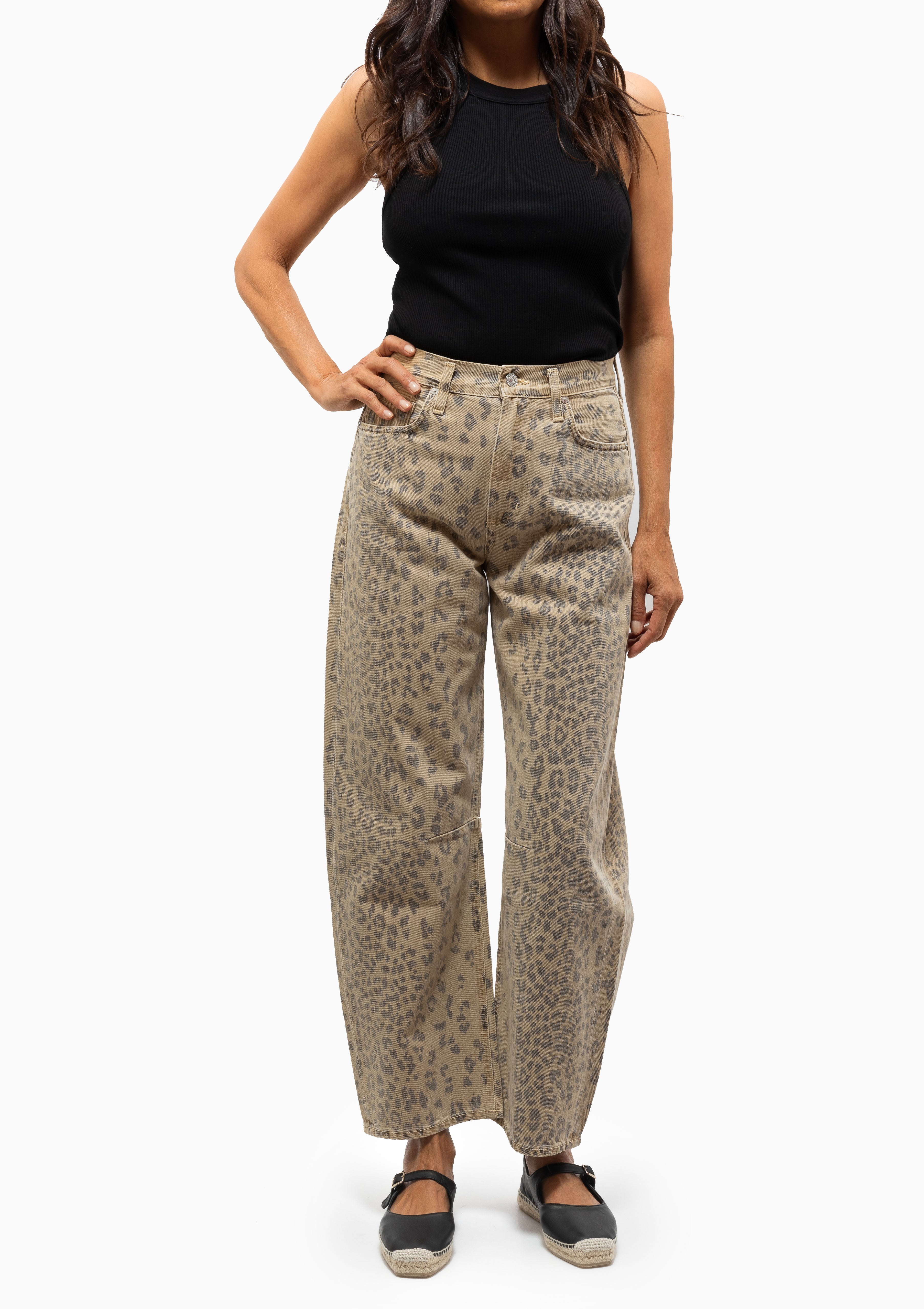 Miro Relaxed Jean | Natural Cheetah