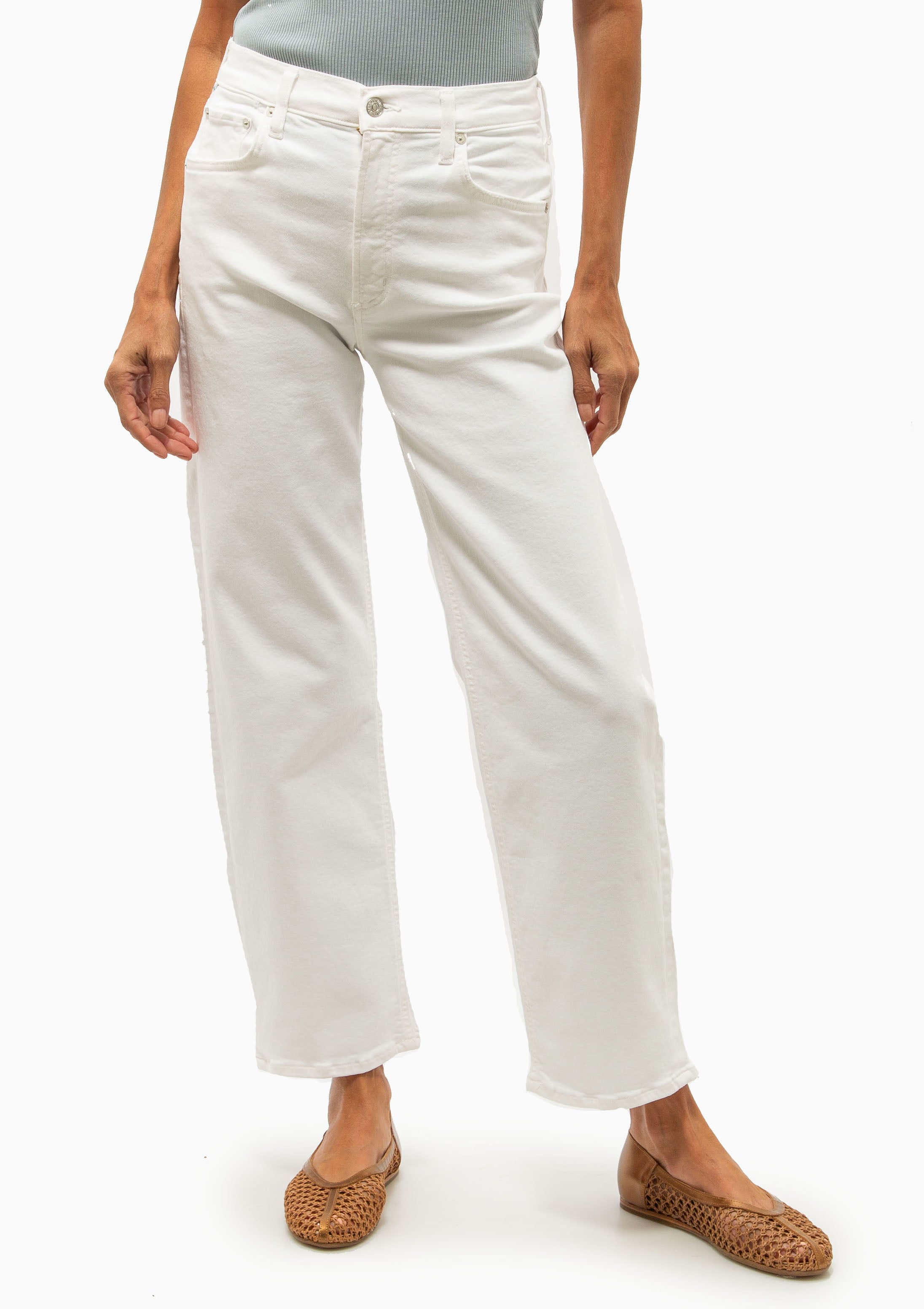 Palma Straight Clean Hem | Soft White