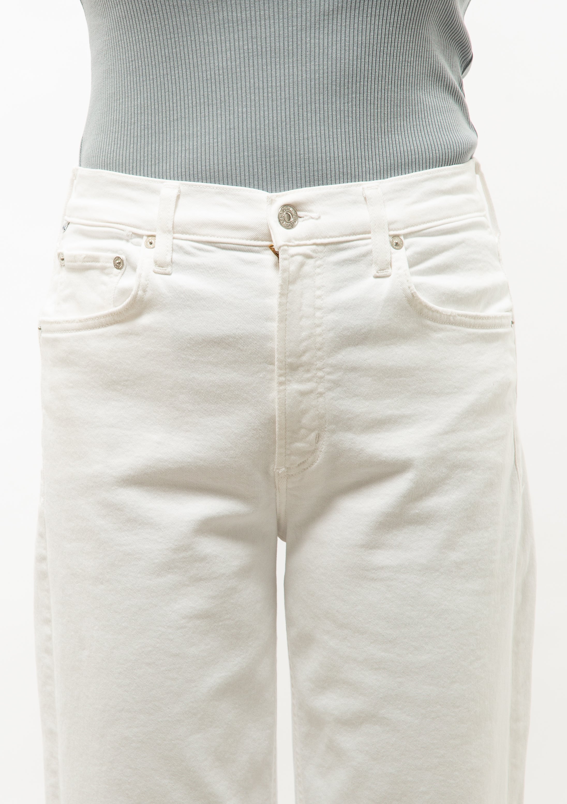Palma Straight Clean Hem | Soft White