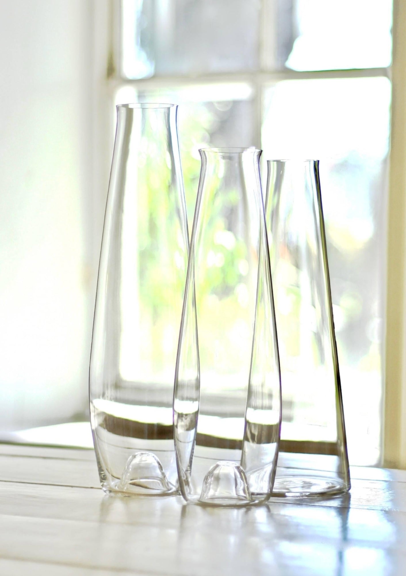Crystal Blue Hill Wine Decanter