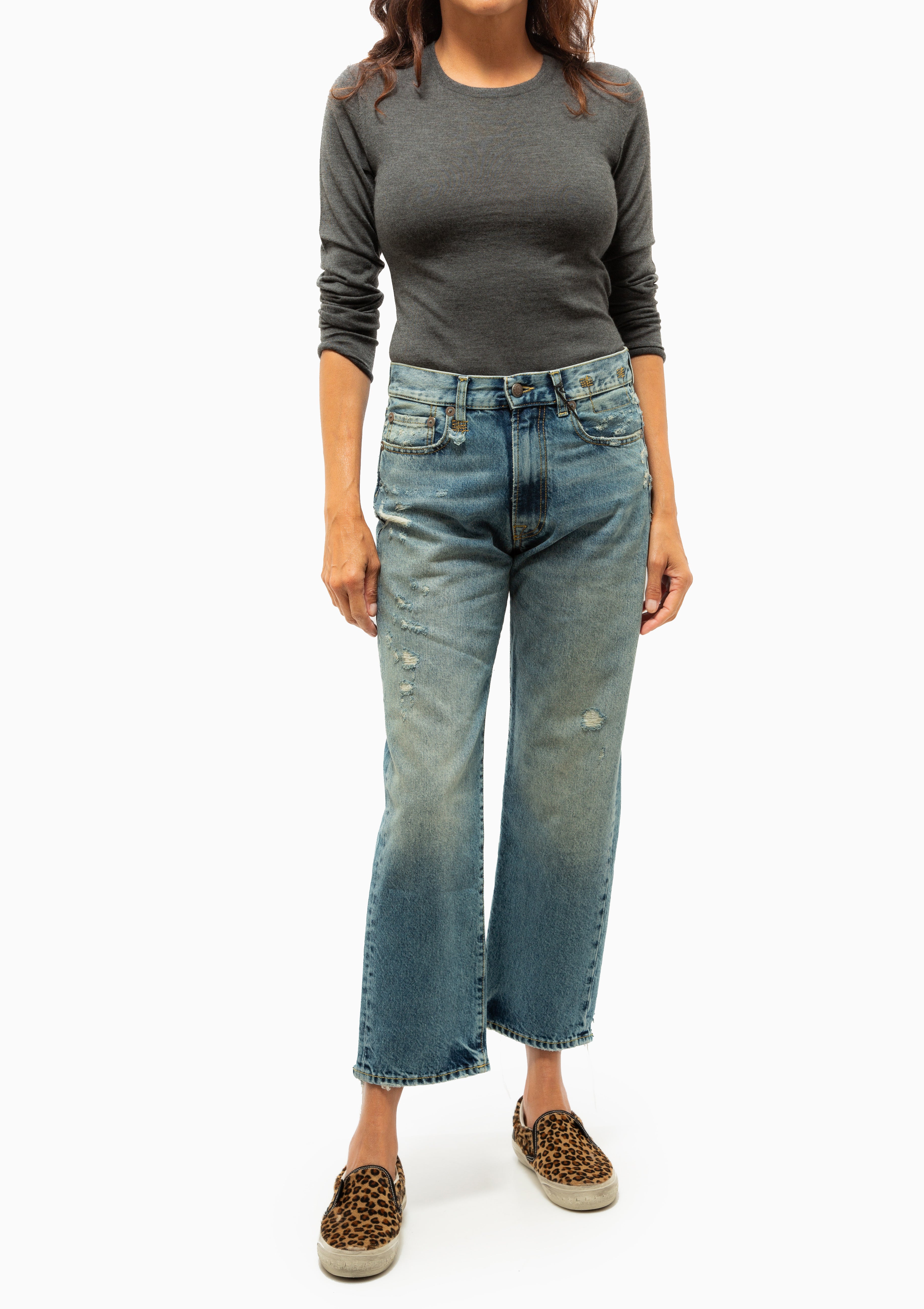 Long Slim Tee | Charcoal