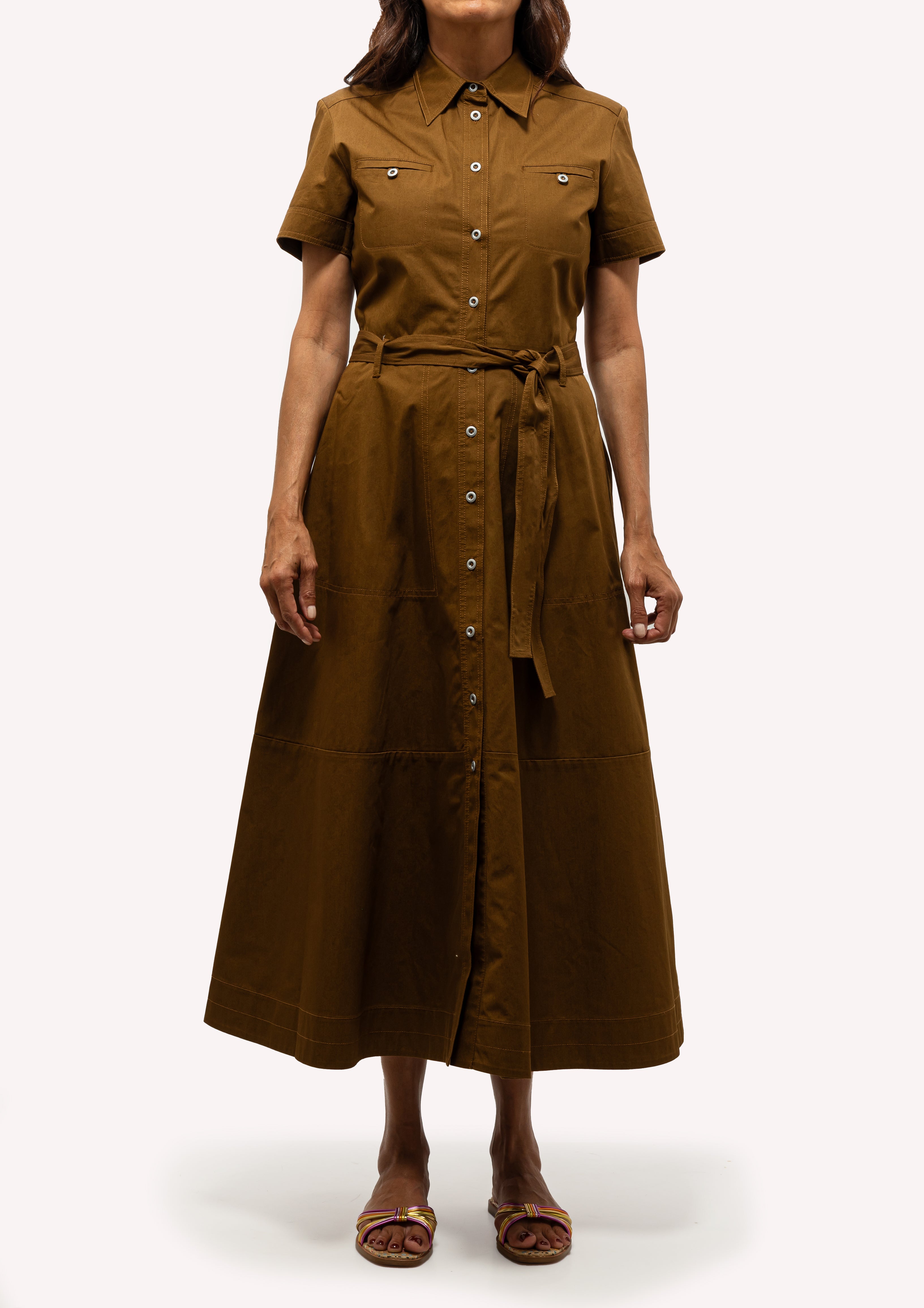 Giselle Dress | Tobacco