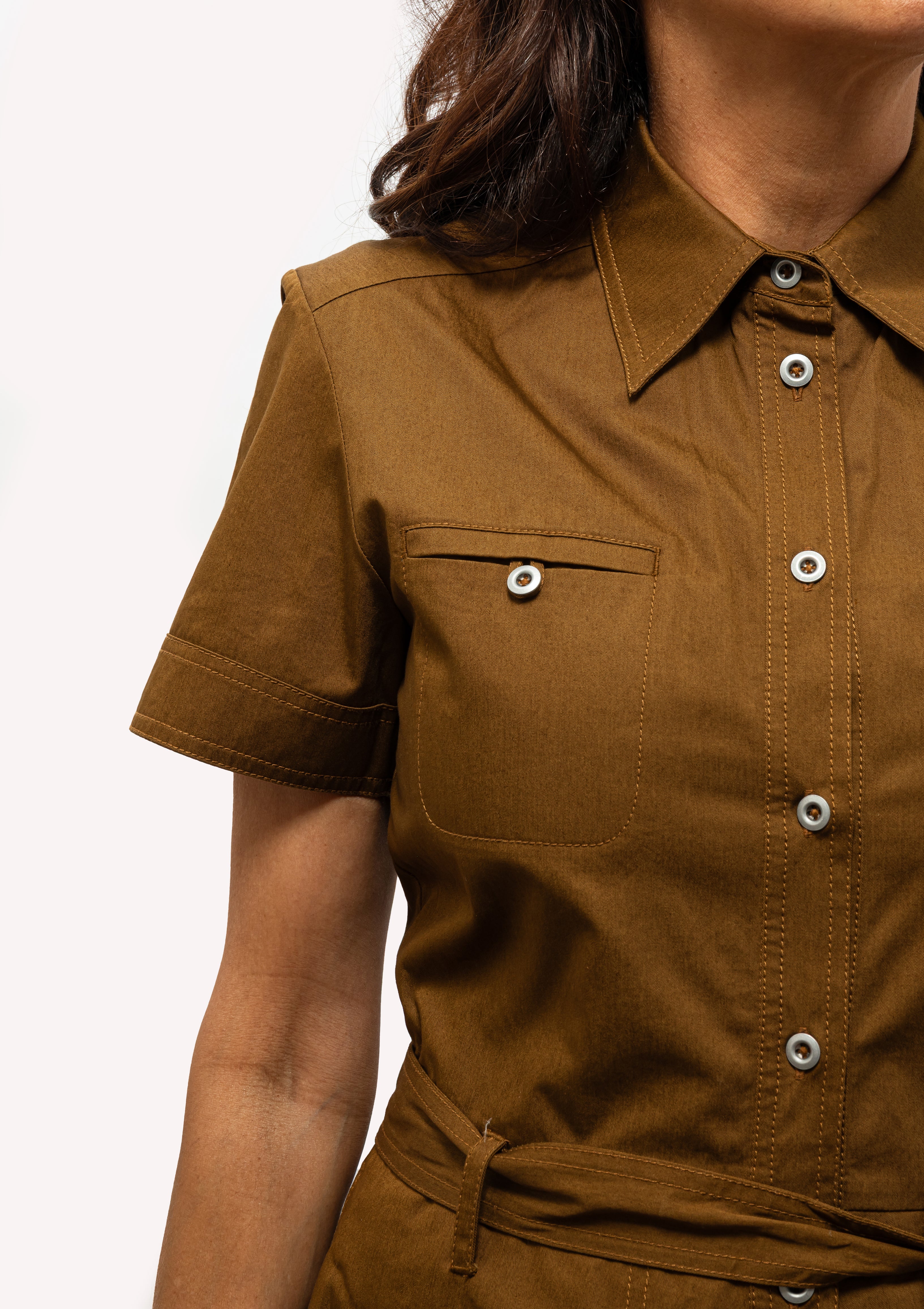 Giselle Dress | Tobacco