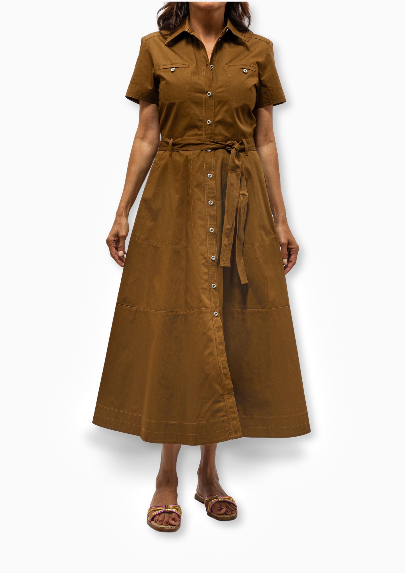 Giselle Dress | Tobacco