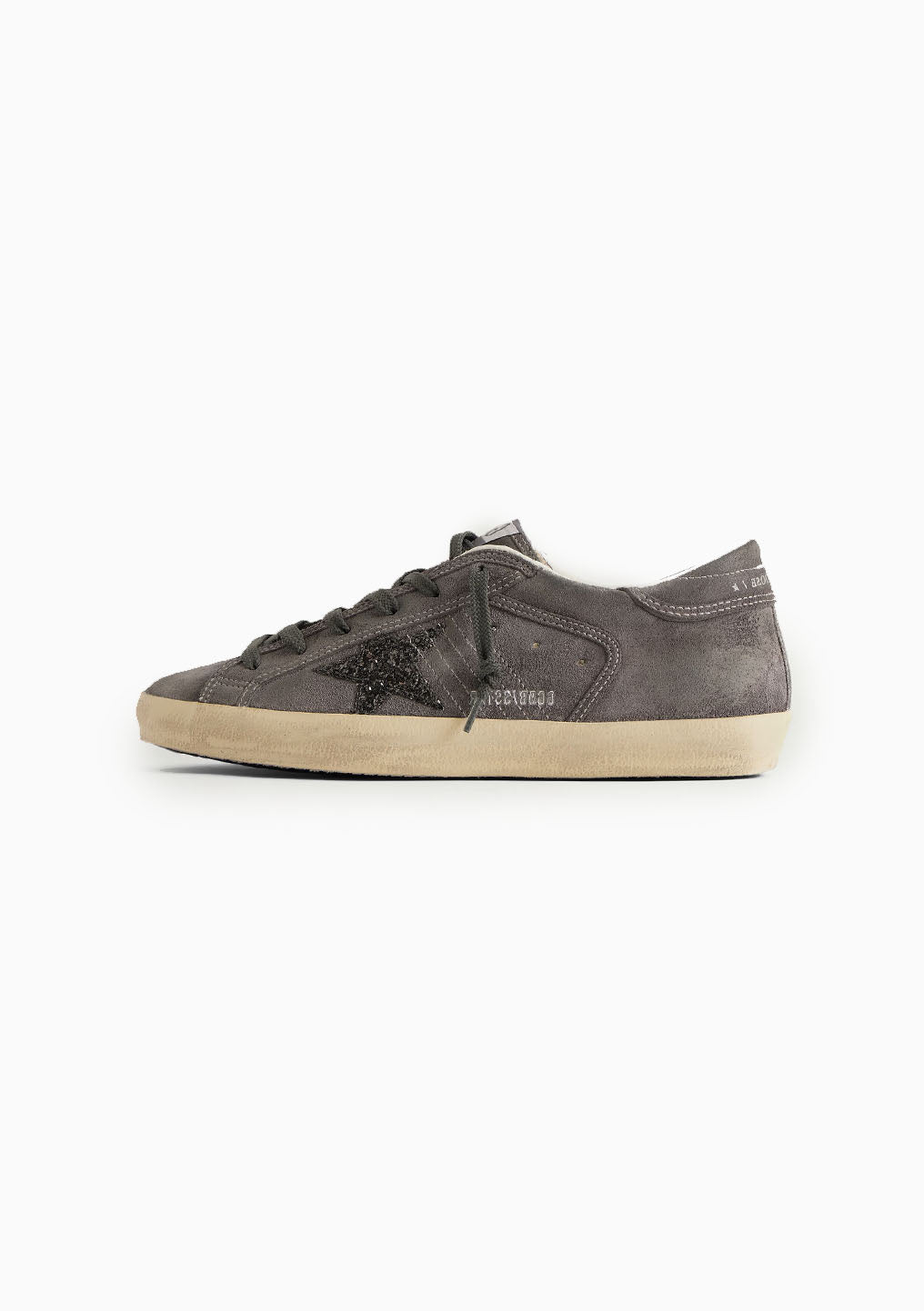 Superstar Sneaker Suede Glitter Star | Grey/Anthracite